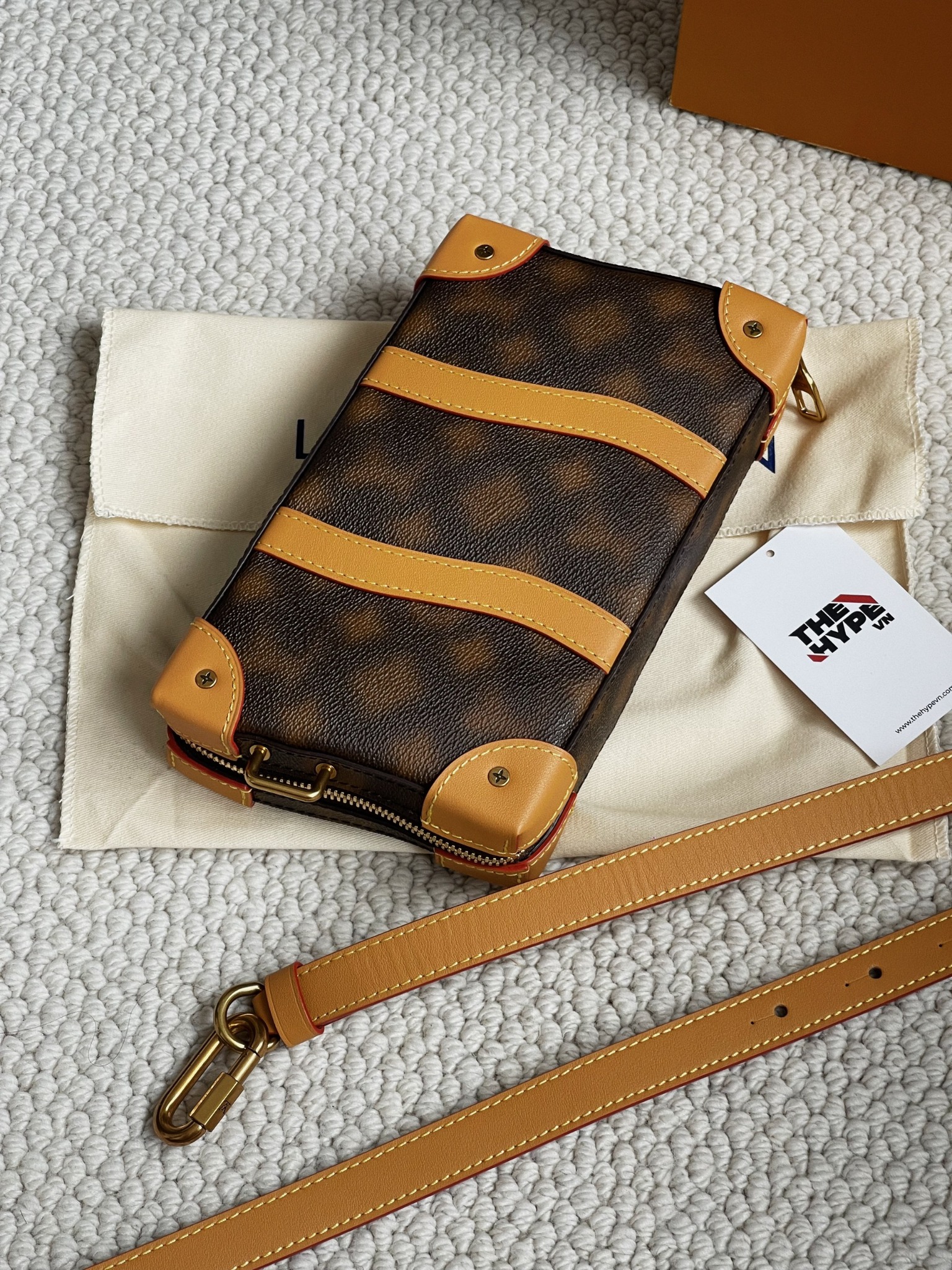 LOUIS VUITTON TRUNK - Túi LV SOFT TRUNK WALLET (Brown) [Mirror Quality]