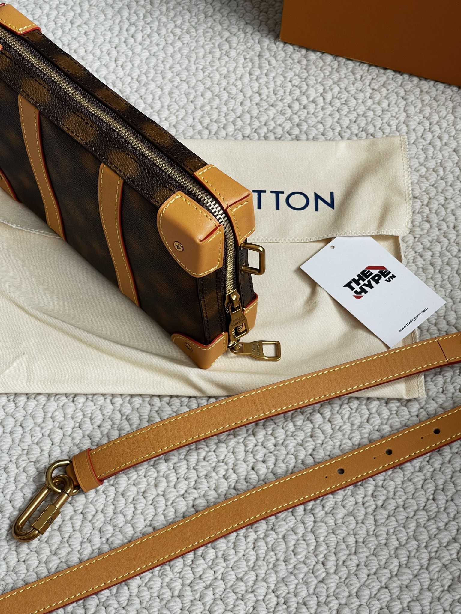 LOUIS VUITTON TRUNK - Túi LV SOFT TRUNK WALLET (Brown) [Mirror Quality]