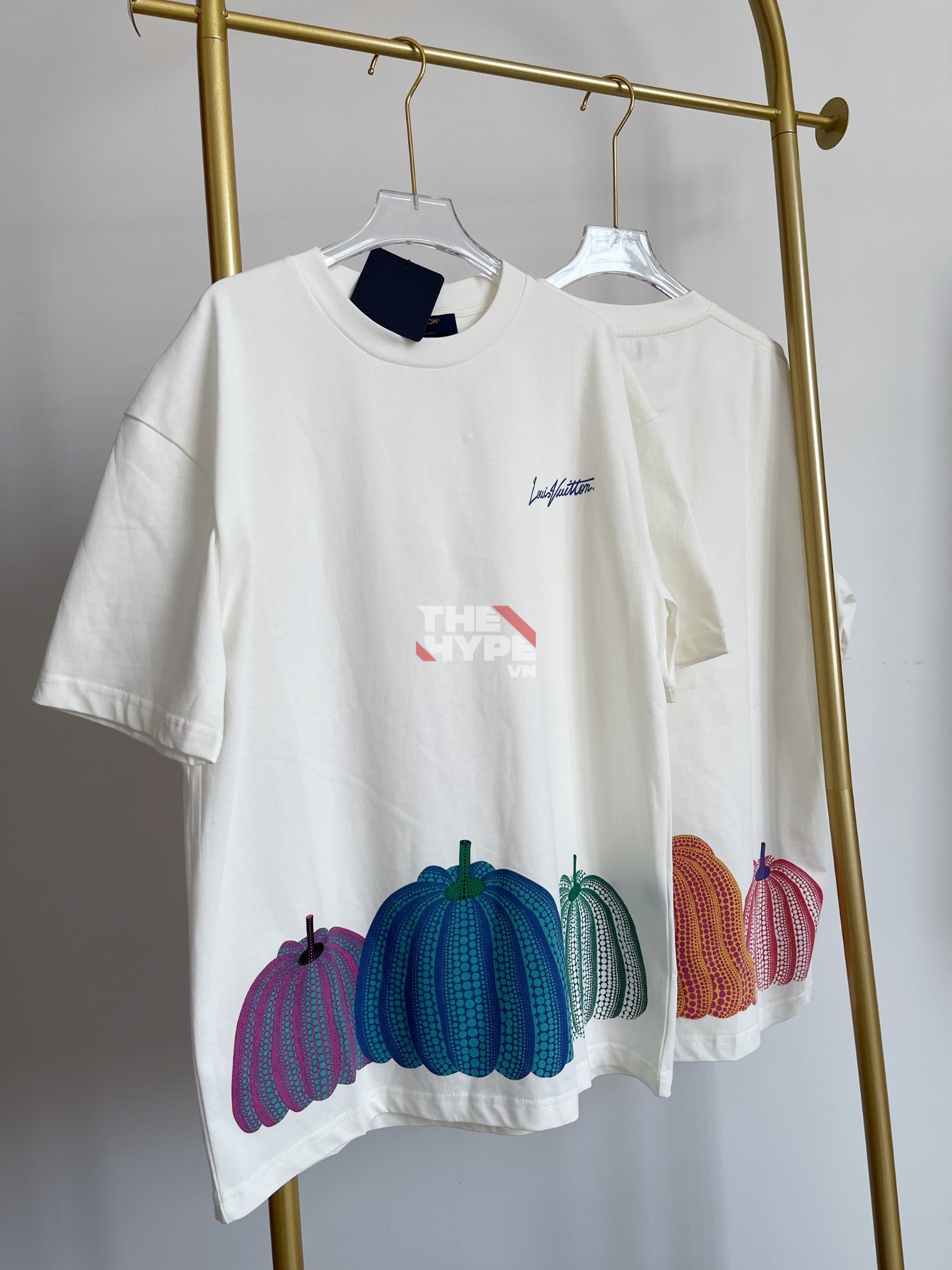 Áo thun Louis Vuitton Pumkin Printed (màu trắng) [Mirror quality]