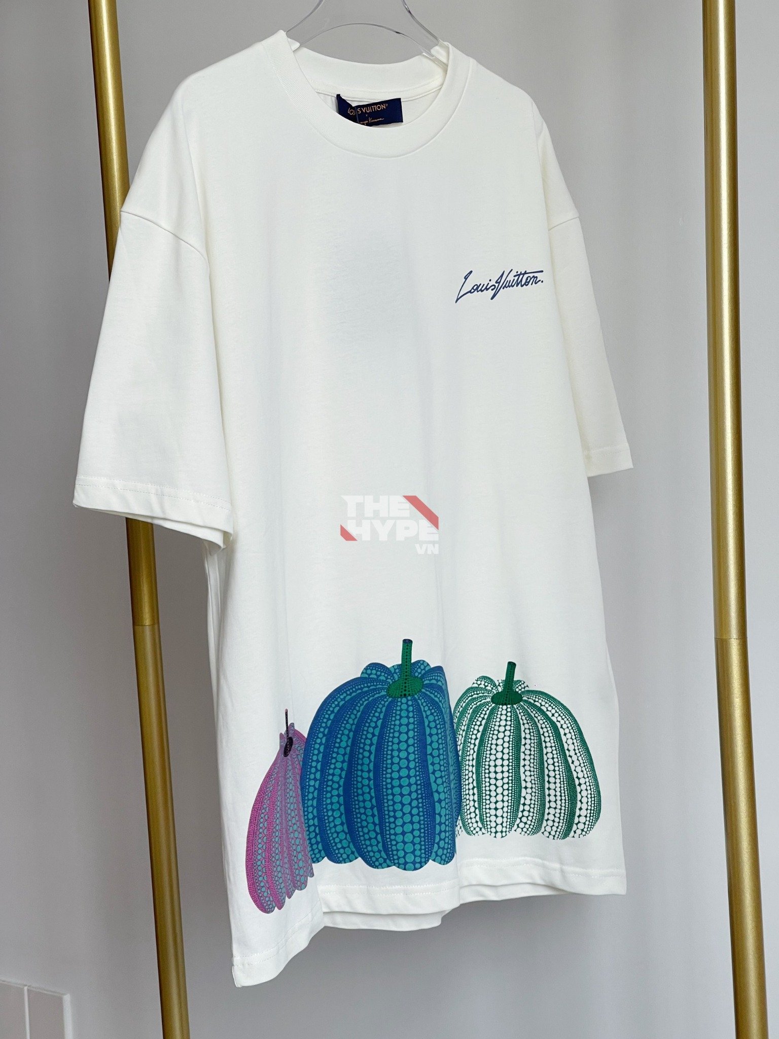 Áo thun Louis Vuitton Pumkin Printed (màu trắng) [Mirror quality]