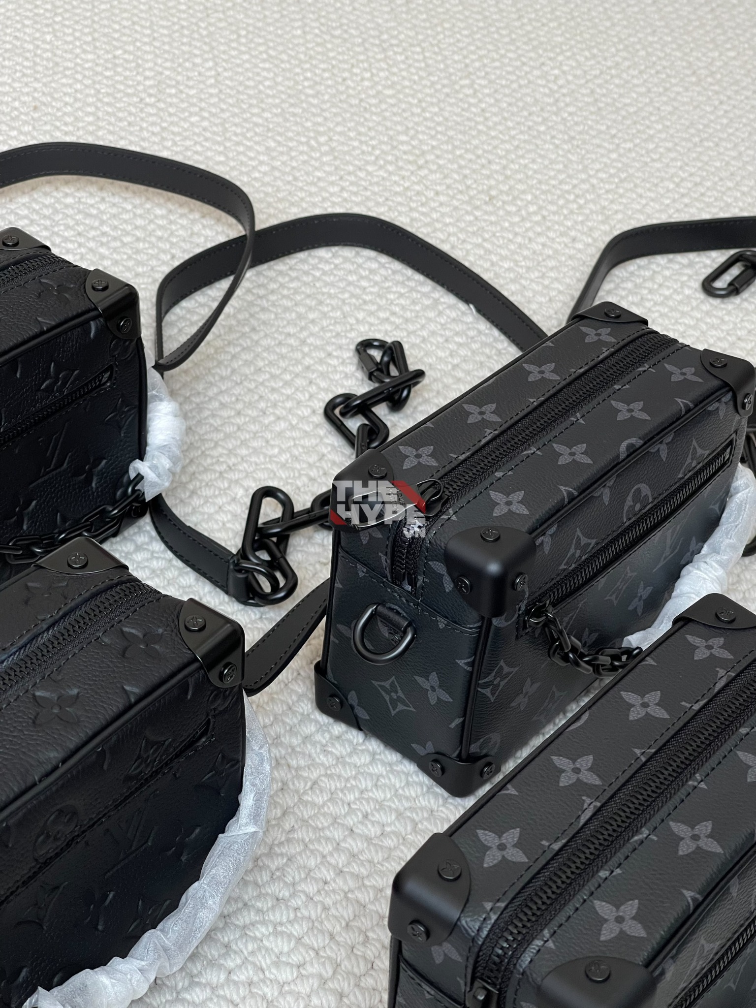 LOUIS VUITTON TRUNK - Túi LV Mini Soft Trunk Monogram Eclipse Canvas (Black) [Mirror Quality]