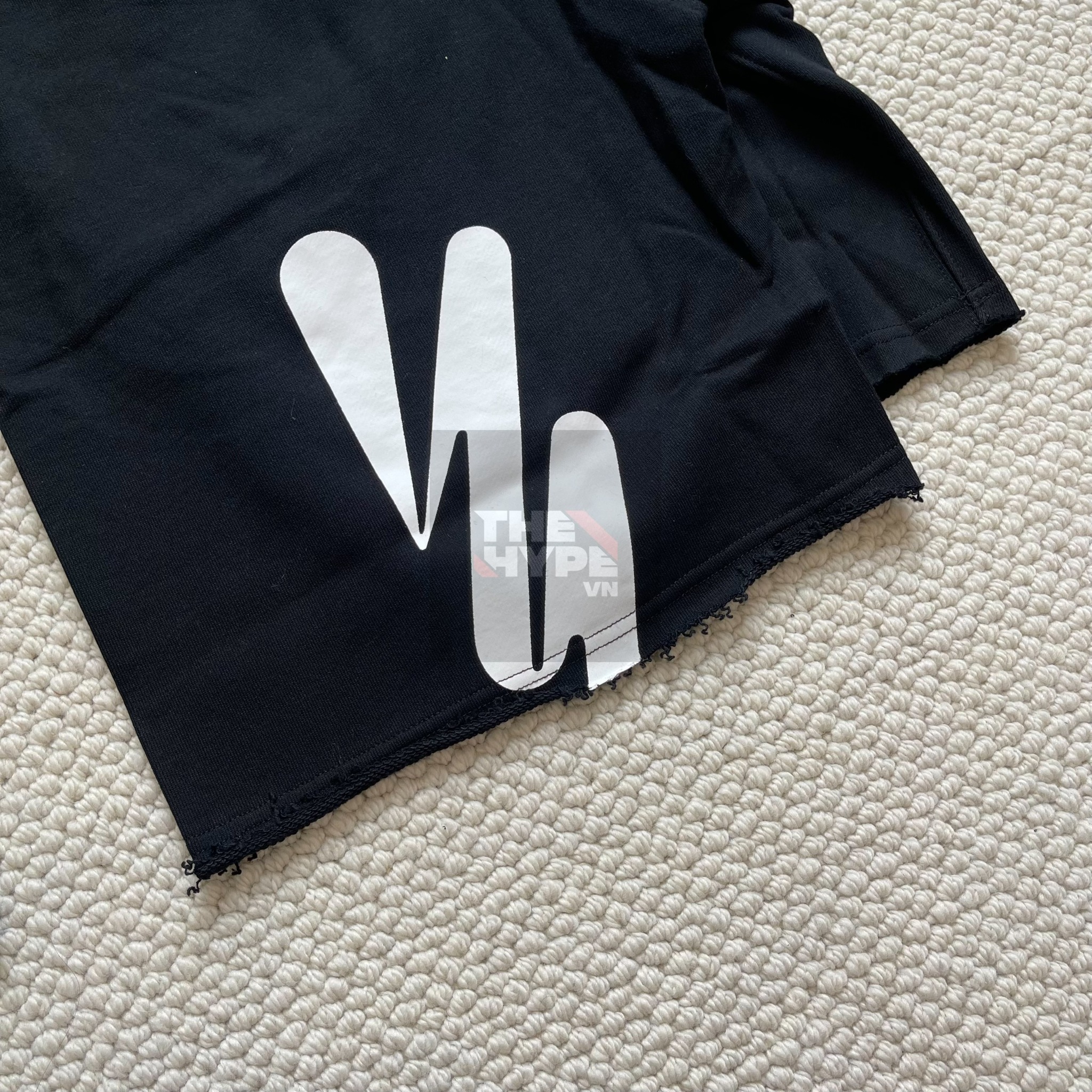 OFF-WHITE SHORTS - Quần Off-White Wave Diag (Black) [Mirror Quality]