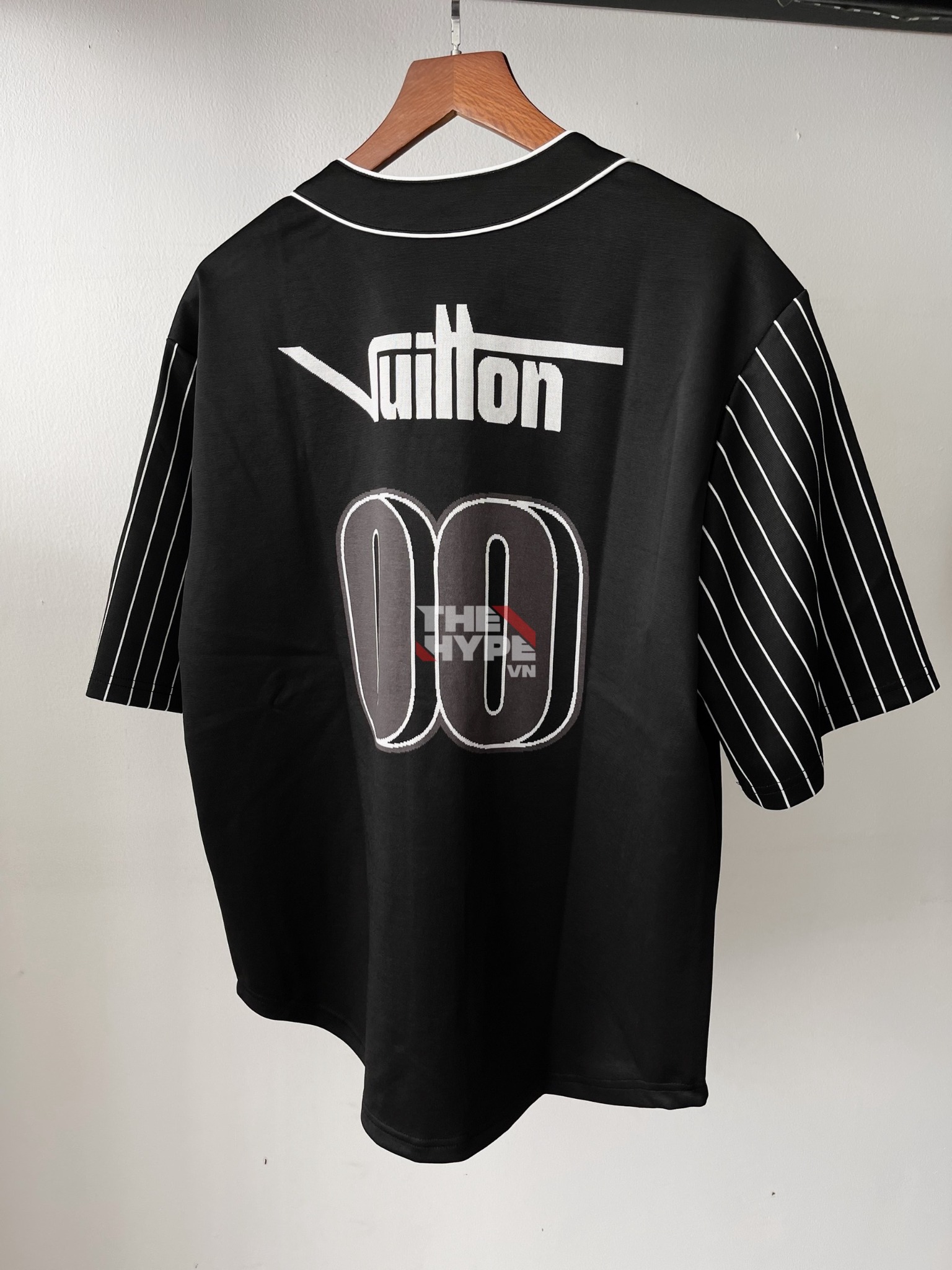 LOUIS VUITTON SHIRT - Áo LV Baseball Shirt (Black) [Mirror Quality]