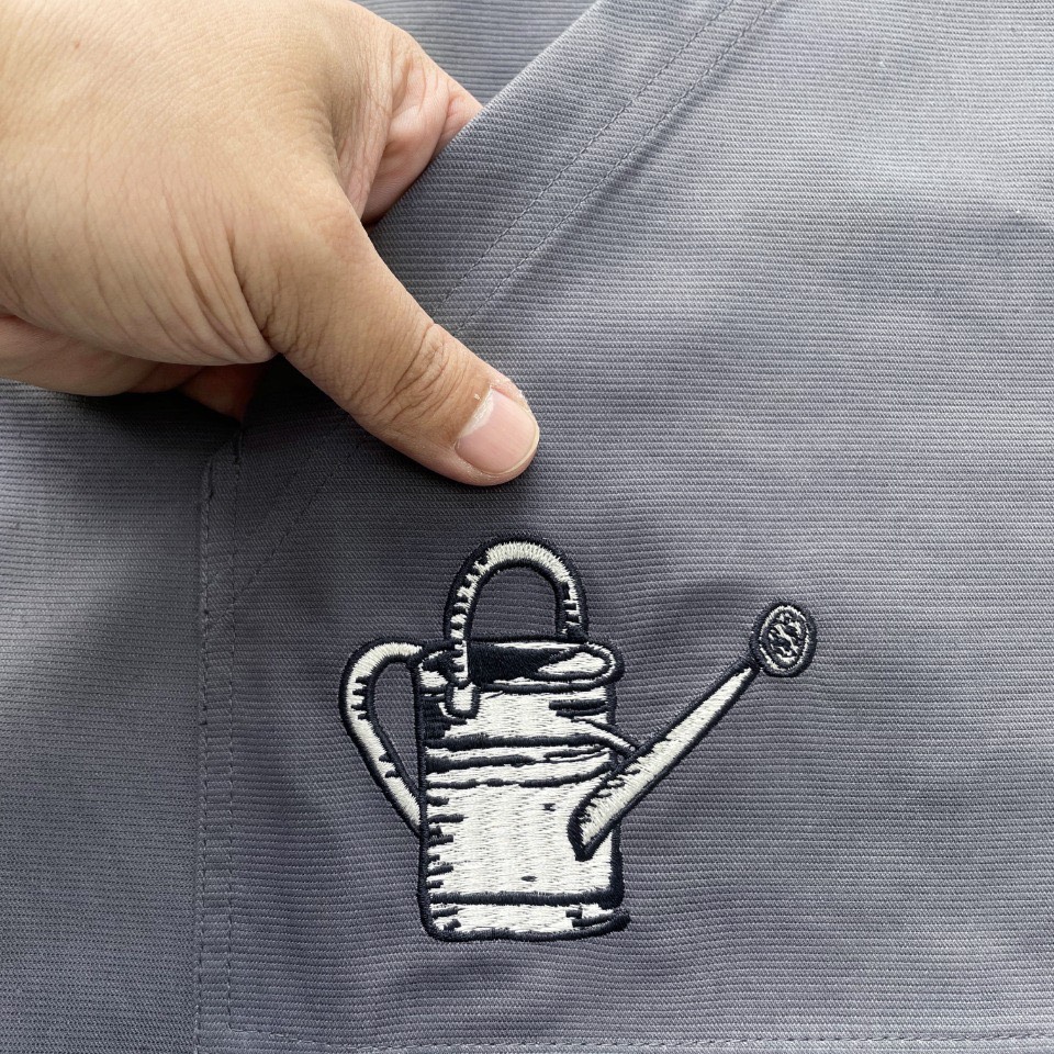 Jacket Louis Vuitton Multi-Tools Embroidery Chore (Grey) [Mirror Quality]