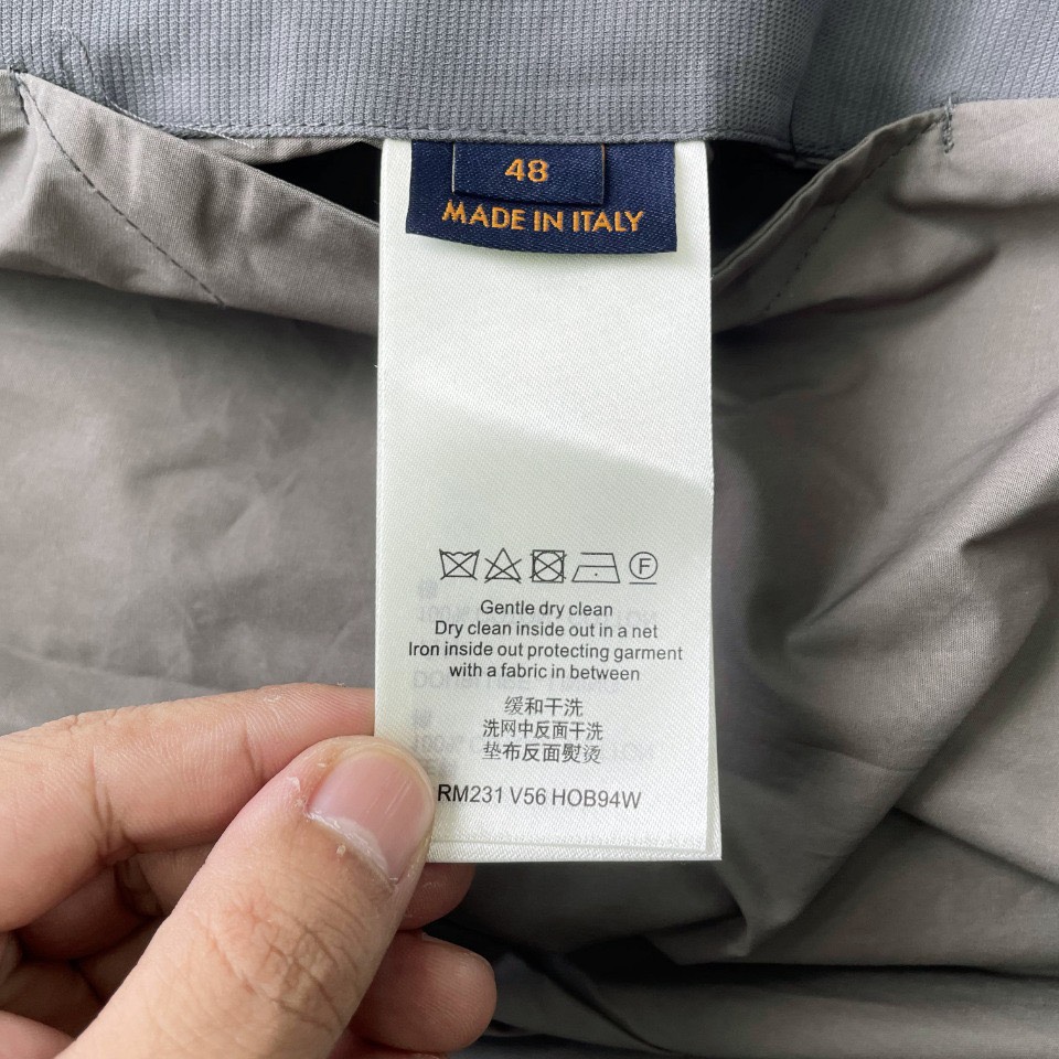 Jacket Louis Vuitton Multi-Tools Embroidery Chore (Grey) [Mirror Quality]