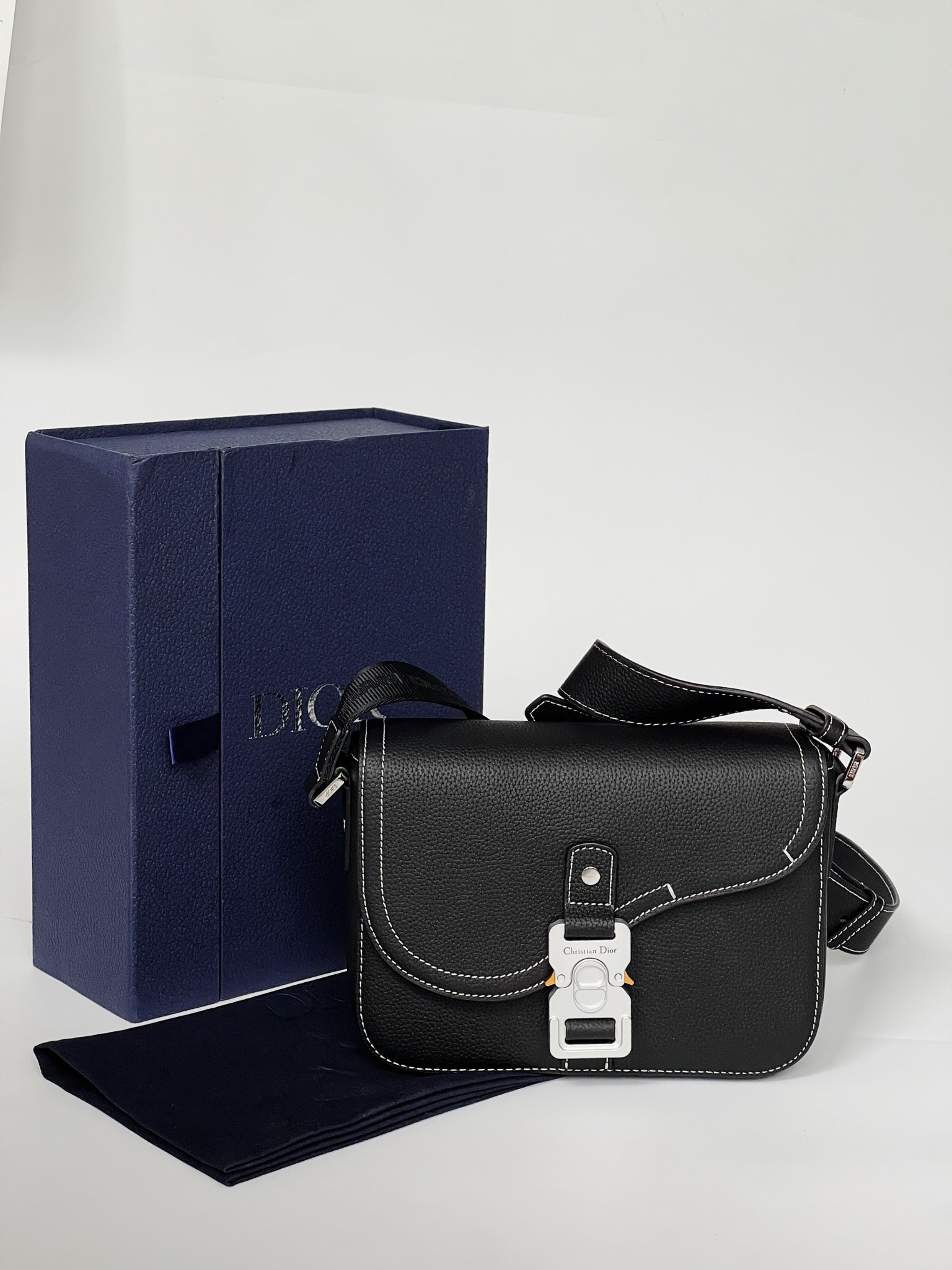 DIOR BAG - SADDLE MESSENGER BAG (BLACK) [Mirror Quality]