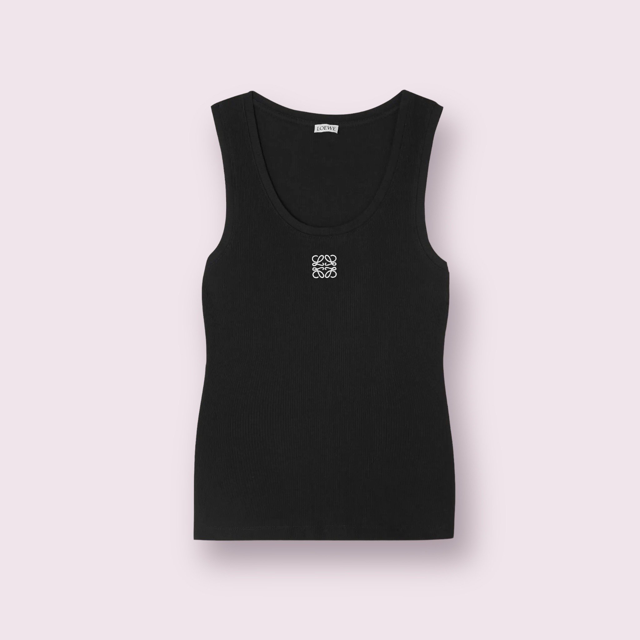 Áo Ba Lỗ Loewe Anagram Tank Top (Black) [MIRROR QUALITY]