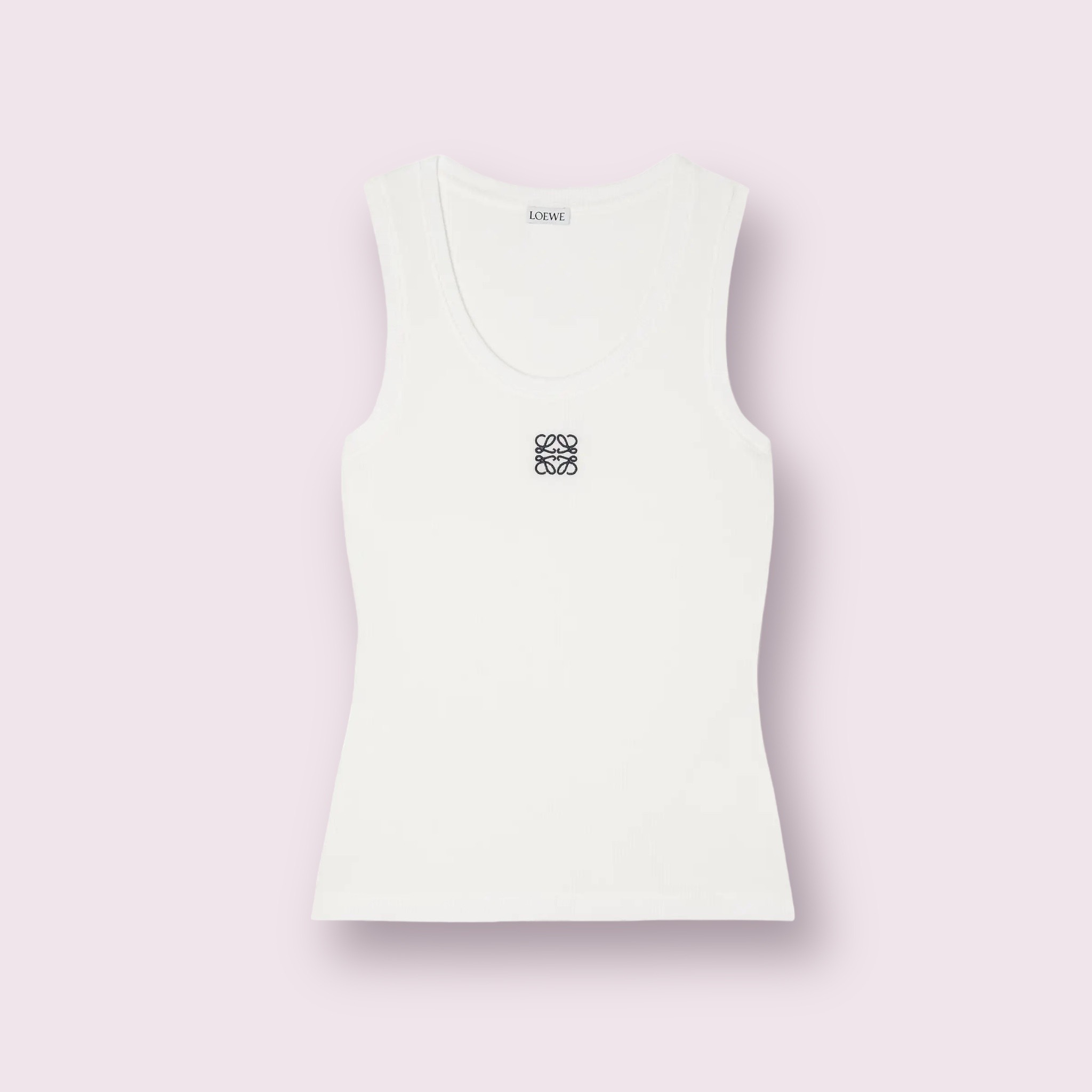 Áo Ba Lỗ LOEWE Anagram Tank Top (White) [MIRROR QUALITY]