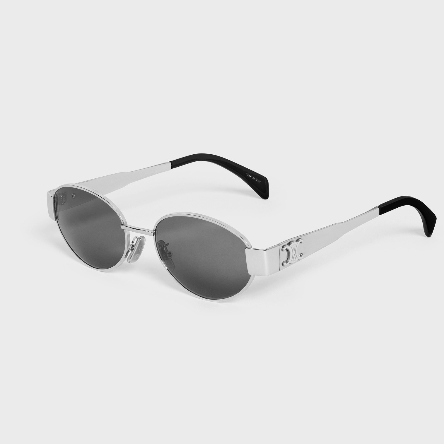 KÍNH CELINE TRIOMPHE OVAL METAL 01 (SMOKE)