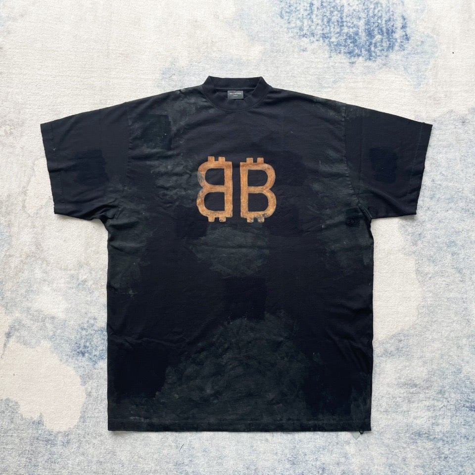 Áo thun Balenciaga BLCG Crypto (Black) [Mirror Quality]