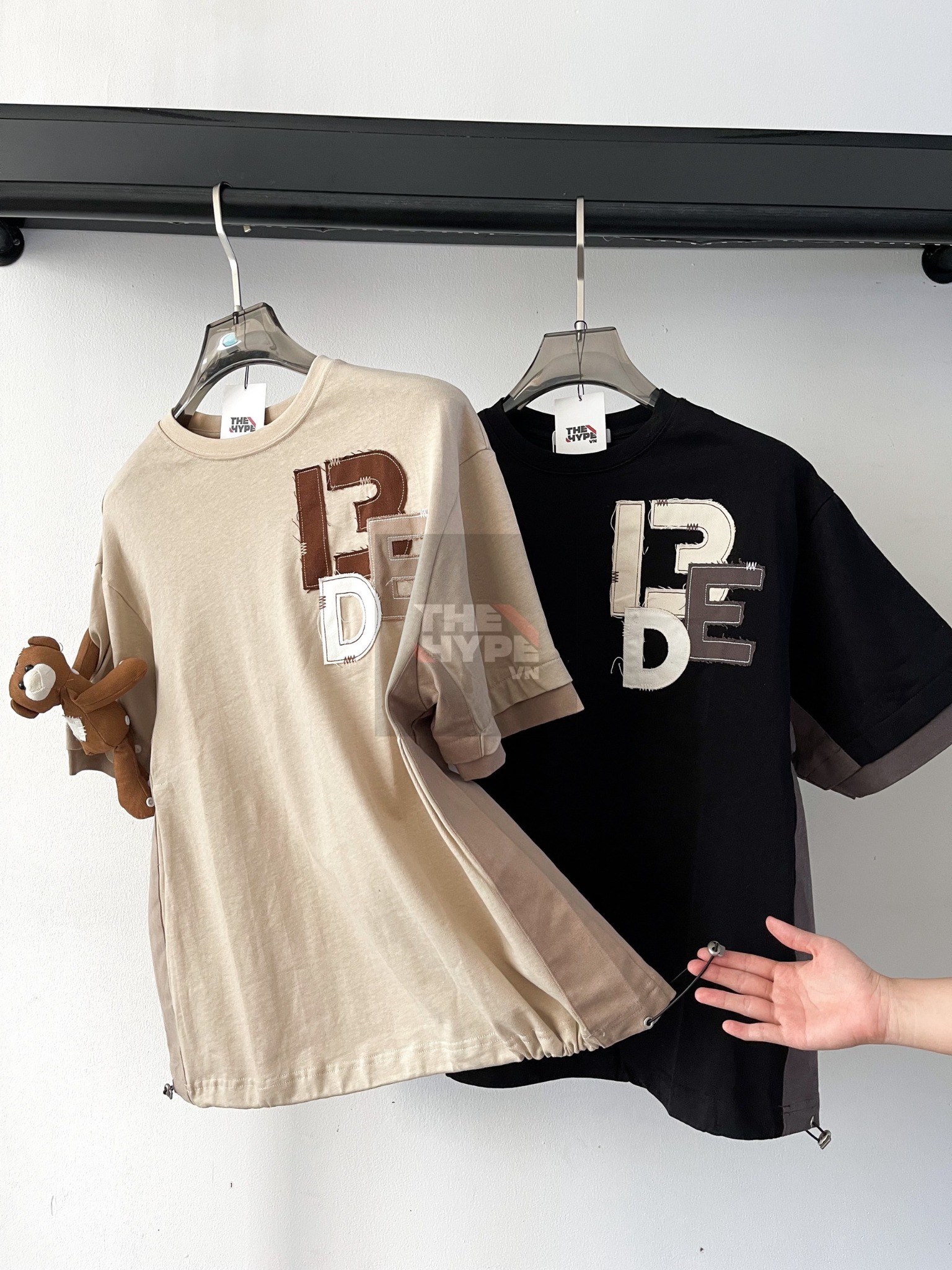 Áo thun 13de Marzo Patch Whitecap Grey (Light Brown) Best Quality