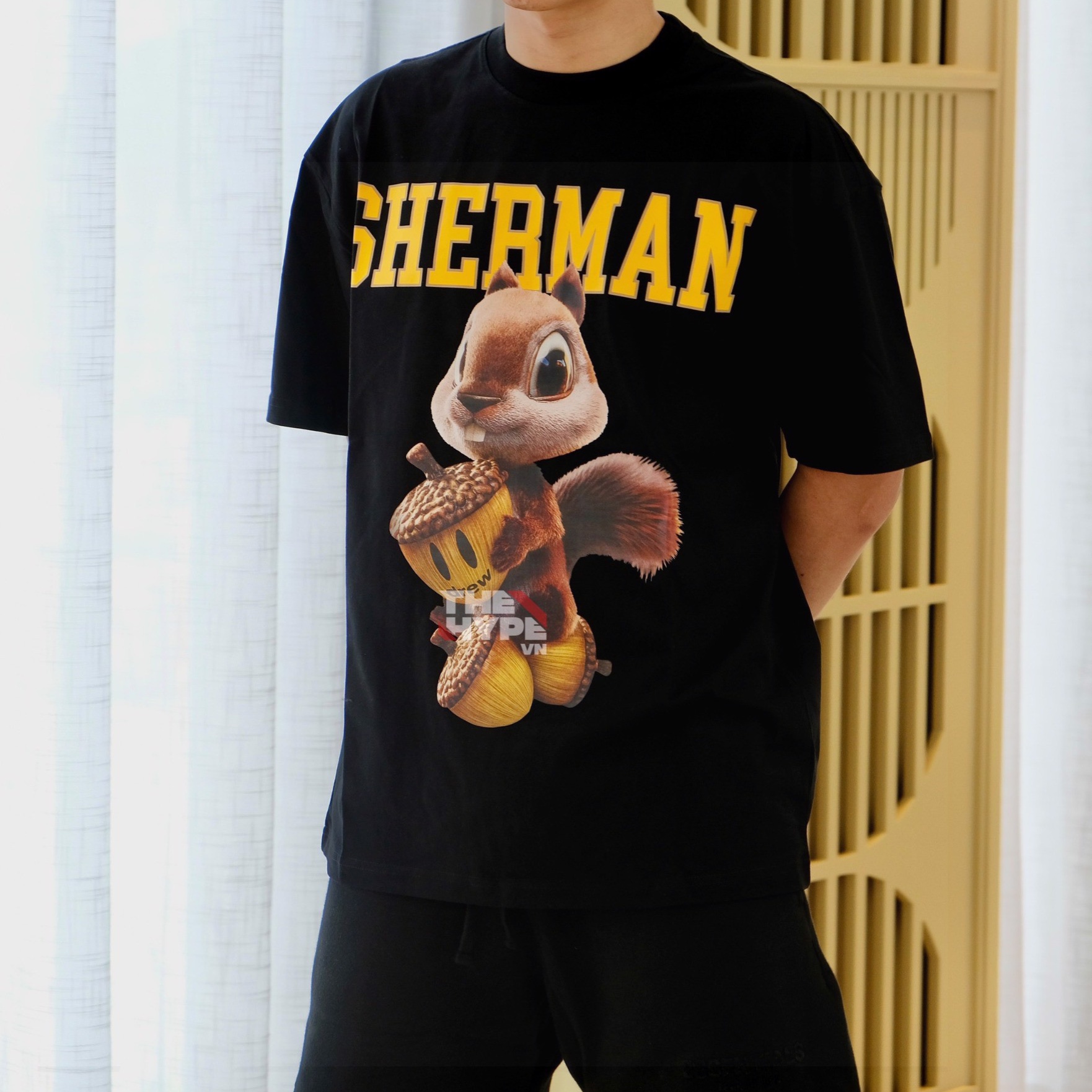 DREW TEE - Áo Thun Drew Sherman (Black) [Mirror Quality]