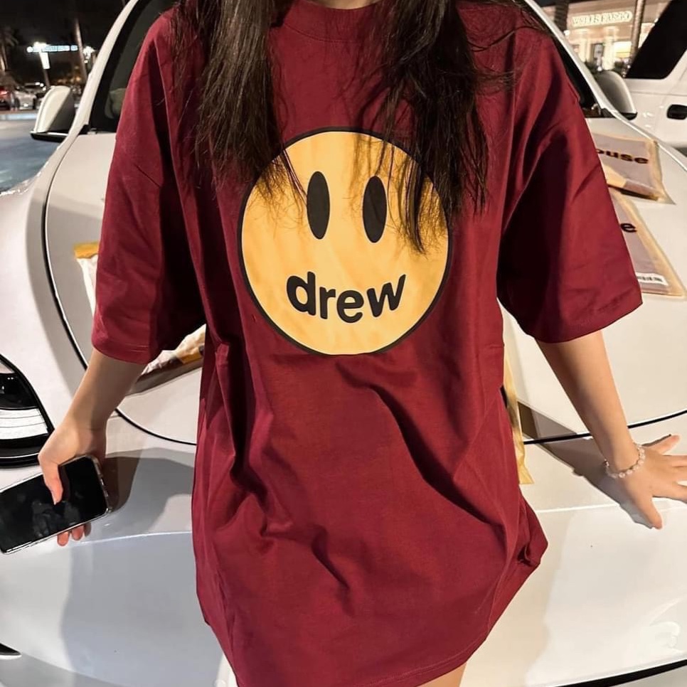 Áo Thun Drew House Mascot (Burgundy ) [Mirror Quality]