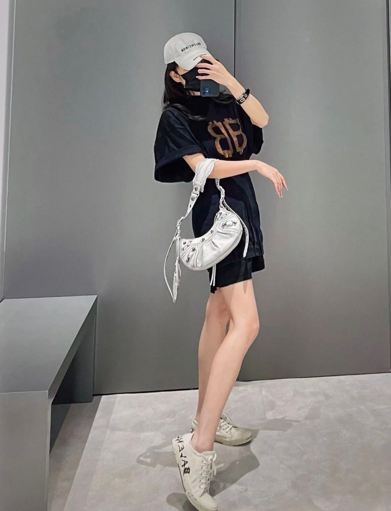 Áo thun Balenciaga BLCG Crypto (Black) [Mirror Quality]
