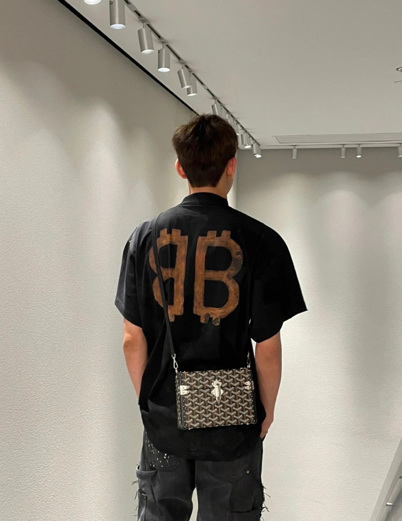 Áo thun Balenciaga BLCG Crypto (Black) [Mirror Quality]