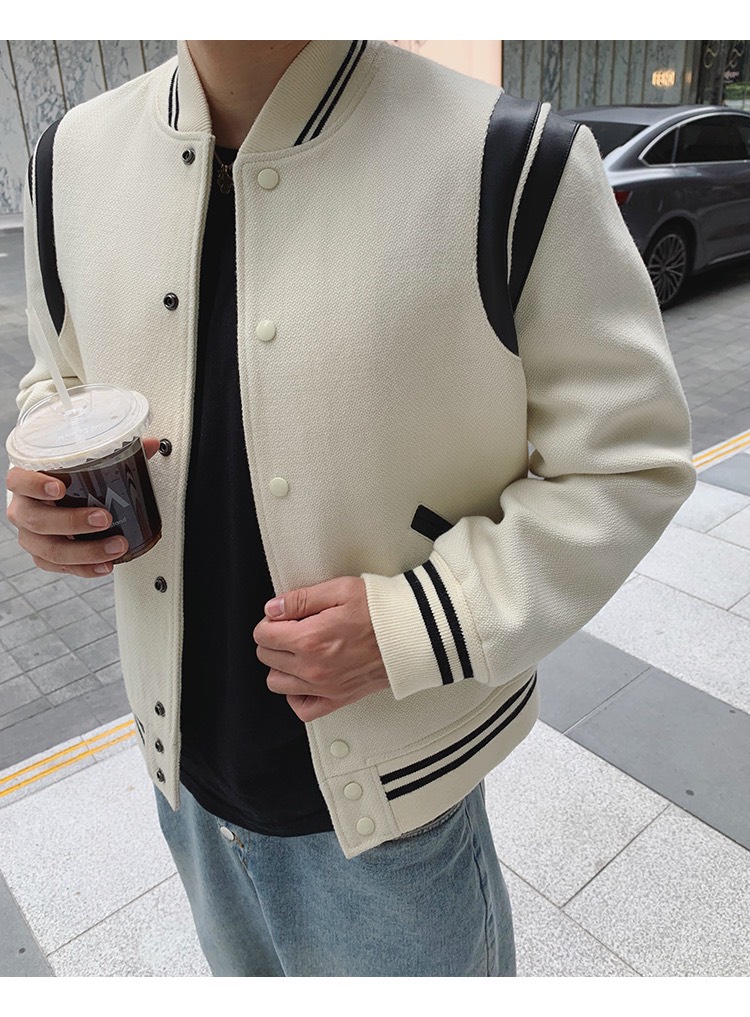 SAINT LAURENT JACKET - Áo khoác SLP Teddy (Trắng) [Mirror Quality]