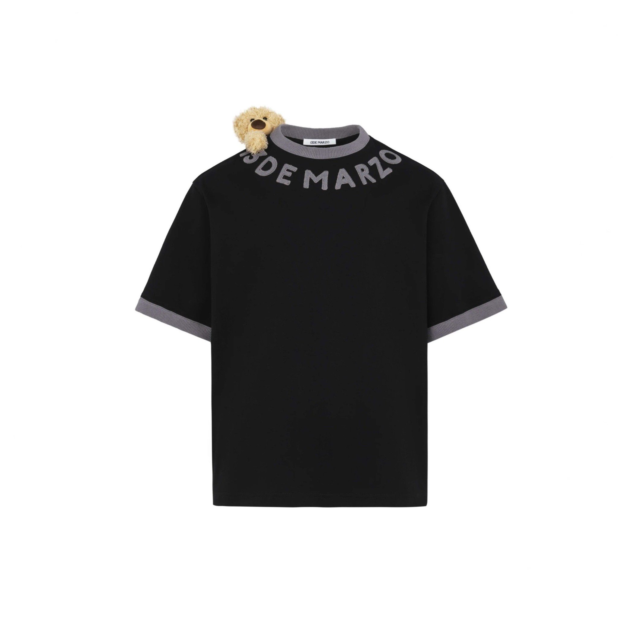 Áo Thun 13De Marzo Round Neck Knit Logo (Black) Best Quality