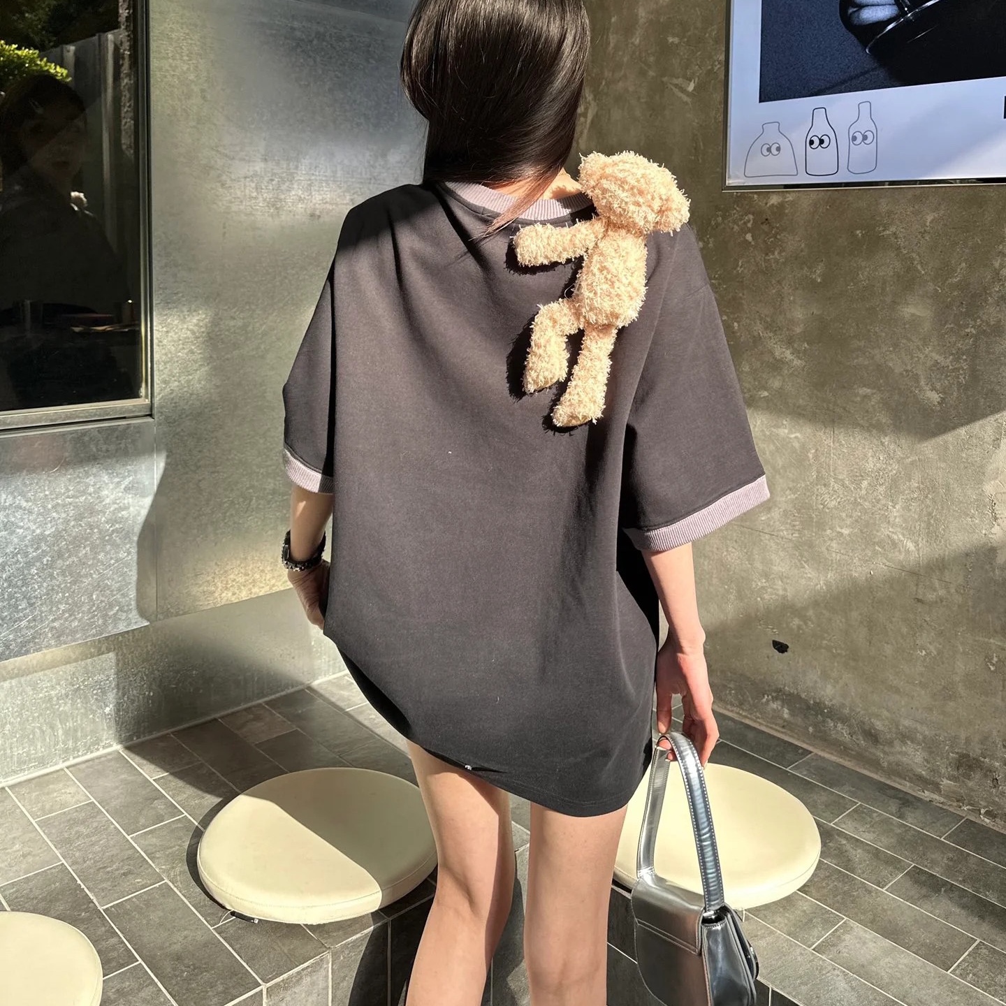 Áo Thun 13De Marzo Round Neck Knit Logo (Black) Best Quality