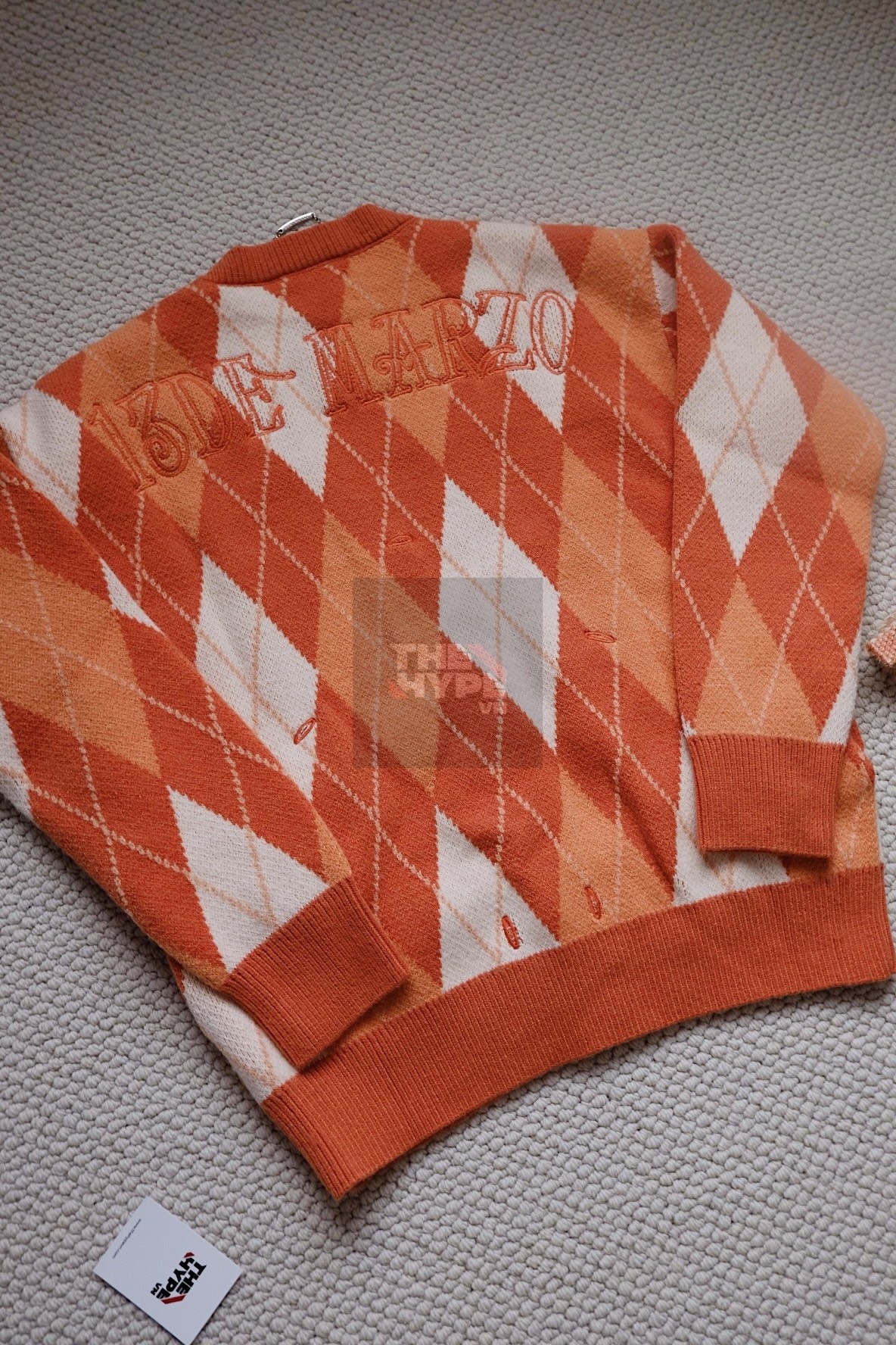 Áo Cardigan 13De Marzo Diamond  (Oragne) Best Quality