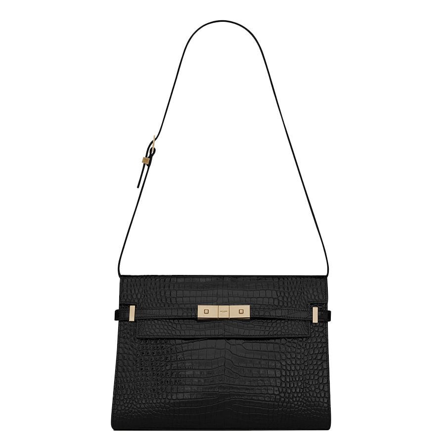 SAINT LAURENT -Túi YSL Manhattan (Black) [Mirror Quality] -