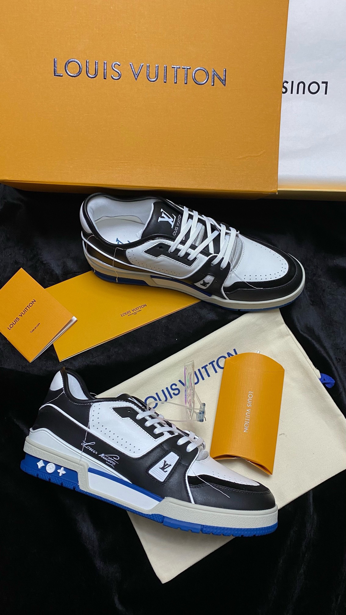 Giày Louis Vuitton Trainer SS21 (Black) [Mirror Quality]