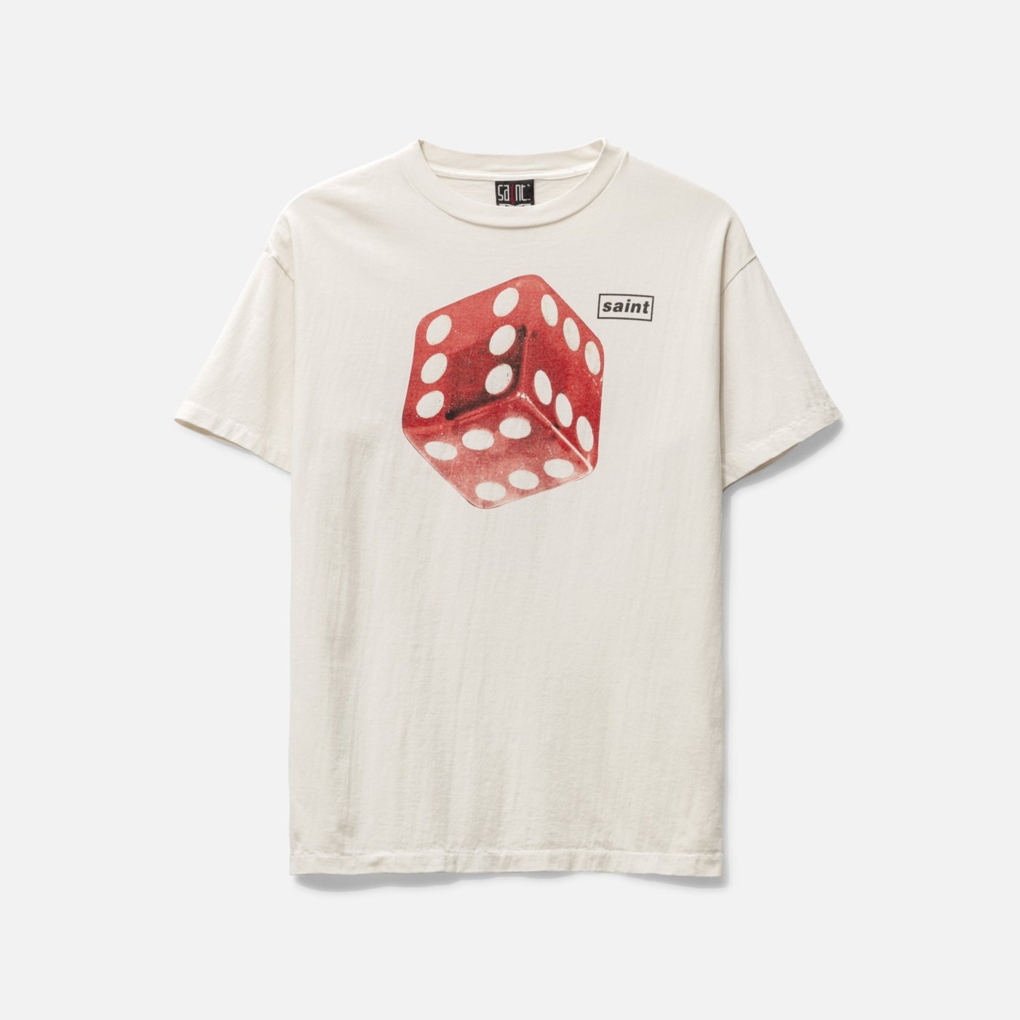 Áo Thun Saint Michael Dice (Cream) [Mirror Quality]