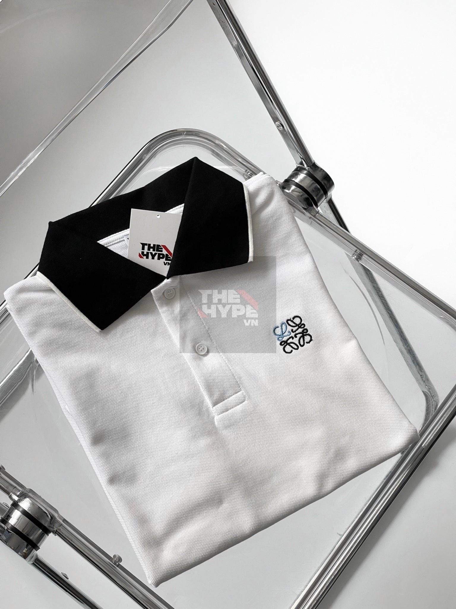 Áo Polo Loewe In Cotton (White) [Mirror Quality]