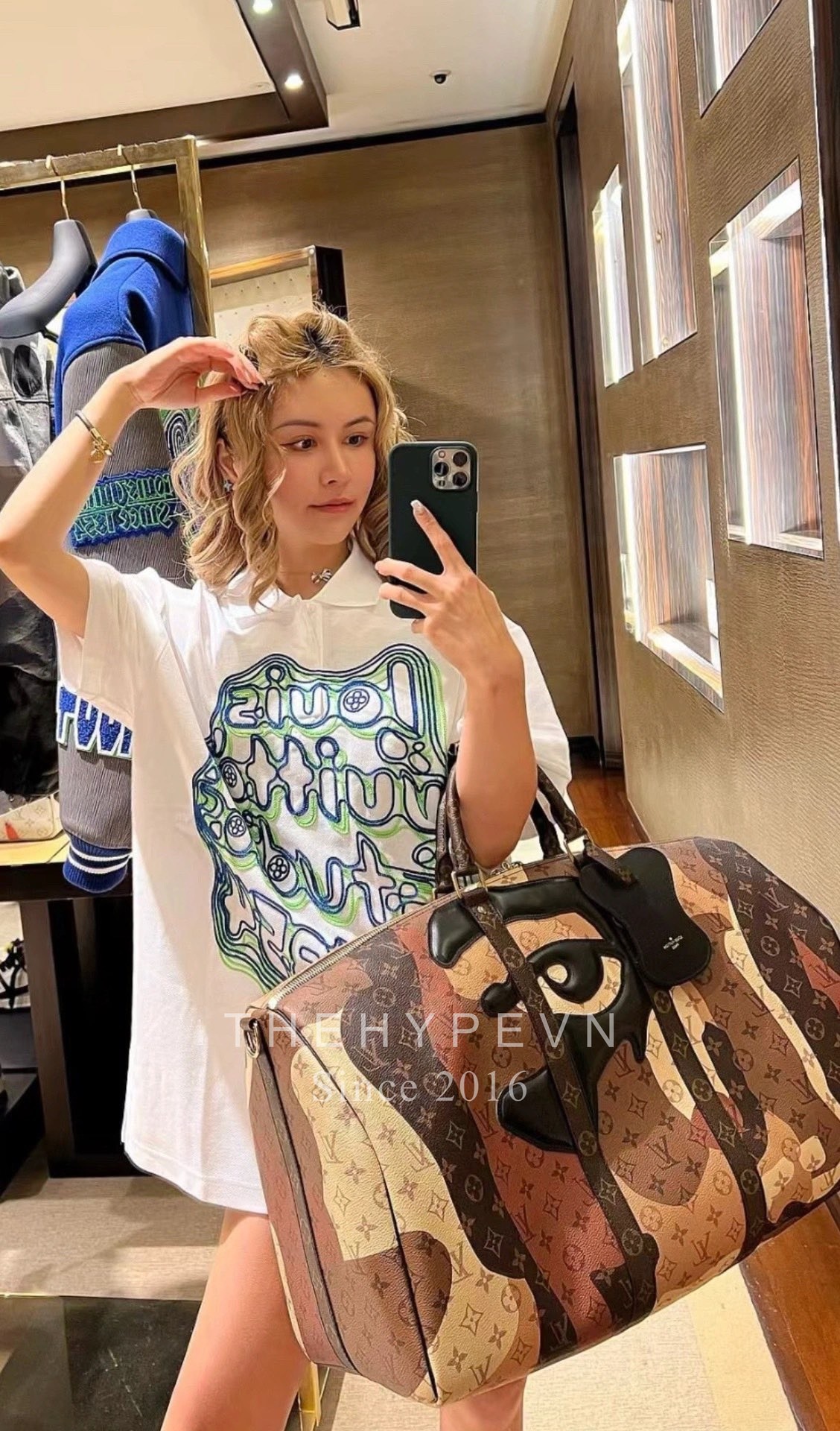 Áo Polo Louis Vuitton LV Studio 1854 (White) [Mirror Quality]
