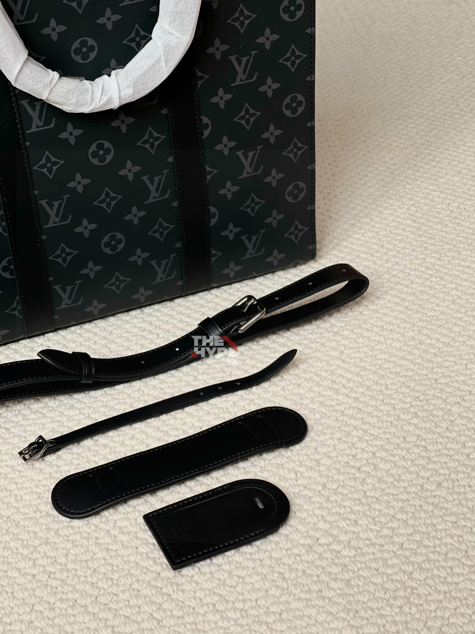 LOUIS VUITTON BAG - Túi LV Sac Plat (Black) [Mirror Quality]