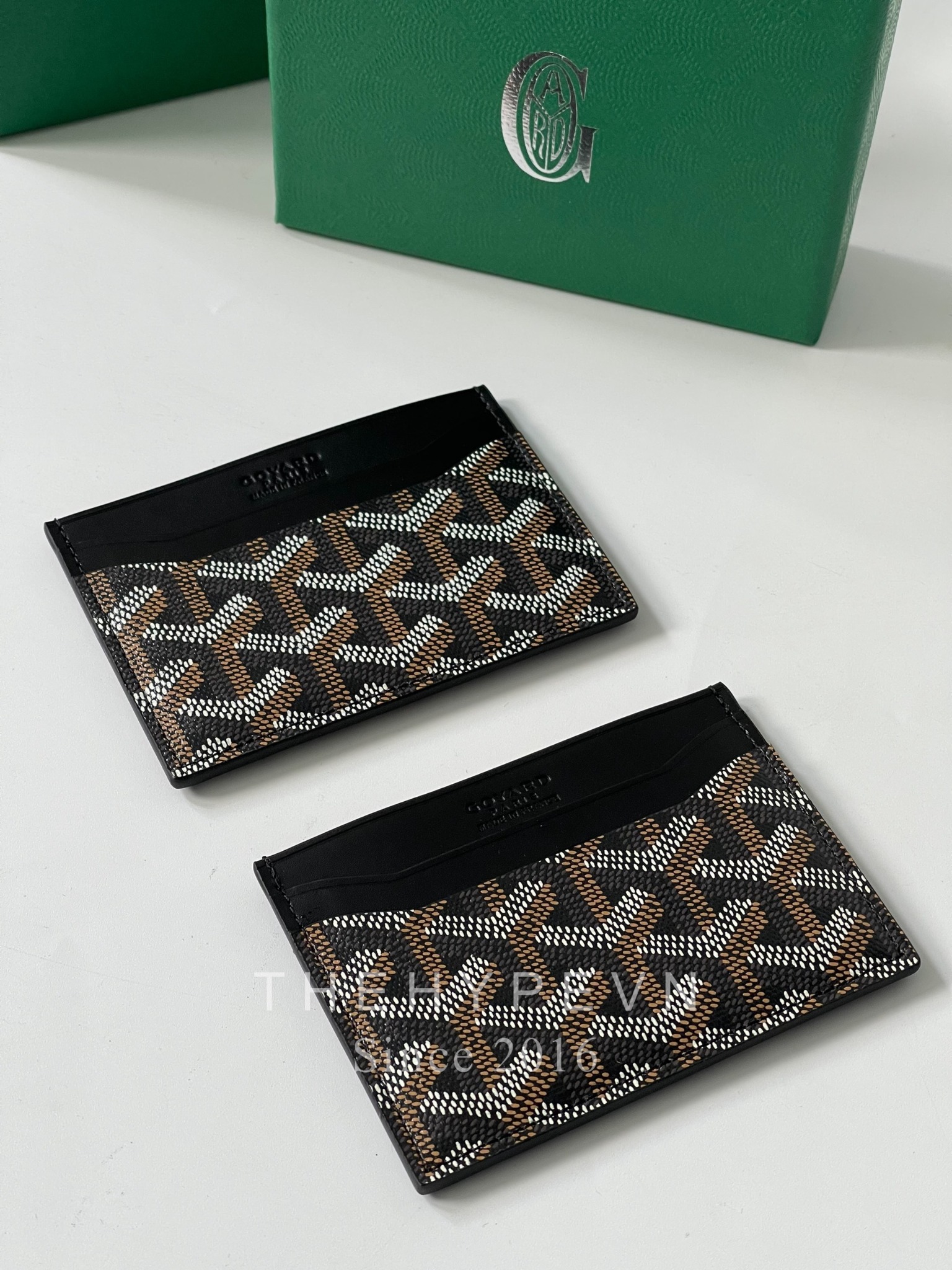 Card Holder Goyard Saint-Sulpice (Đen) [MIRROR QUALITY]