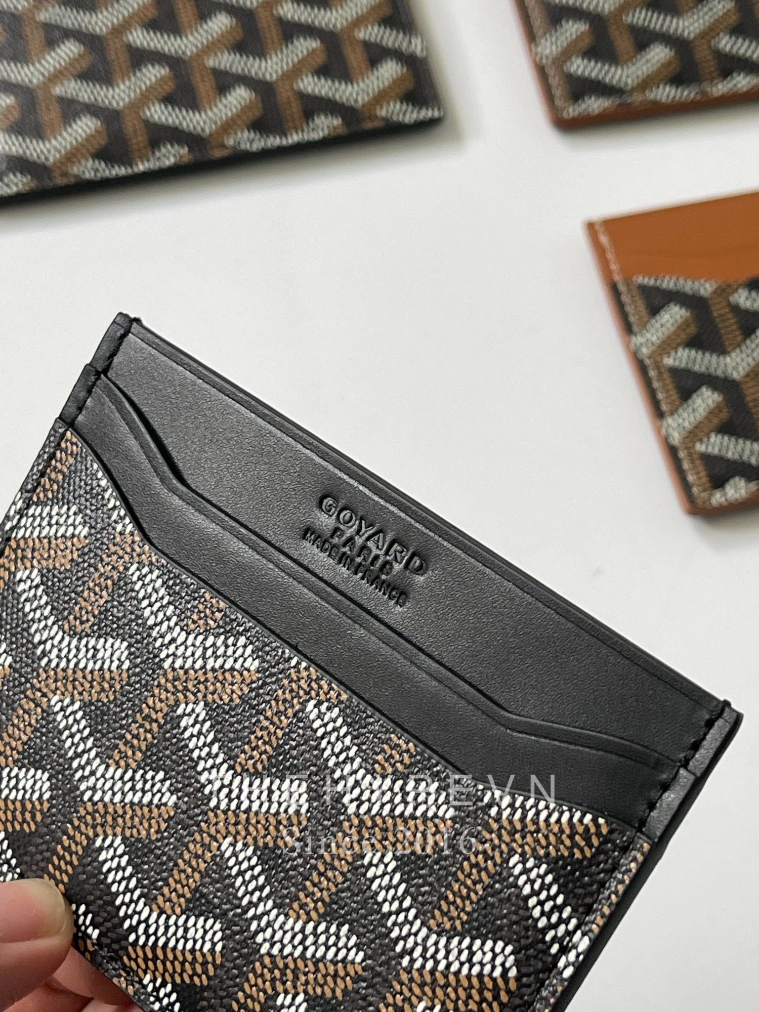 Card Holder Goyard Saint-Sulpice (Đen) [MIRROR QUALITY]