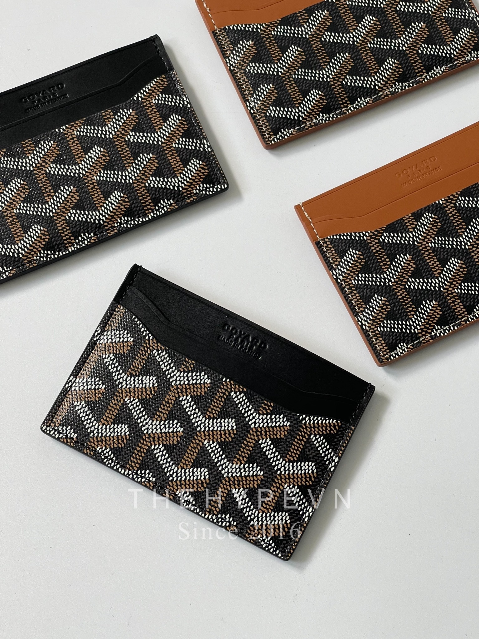 Card Holder Goyard Saint-Sulpice (Đen) [MIRROR QUALITY]