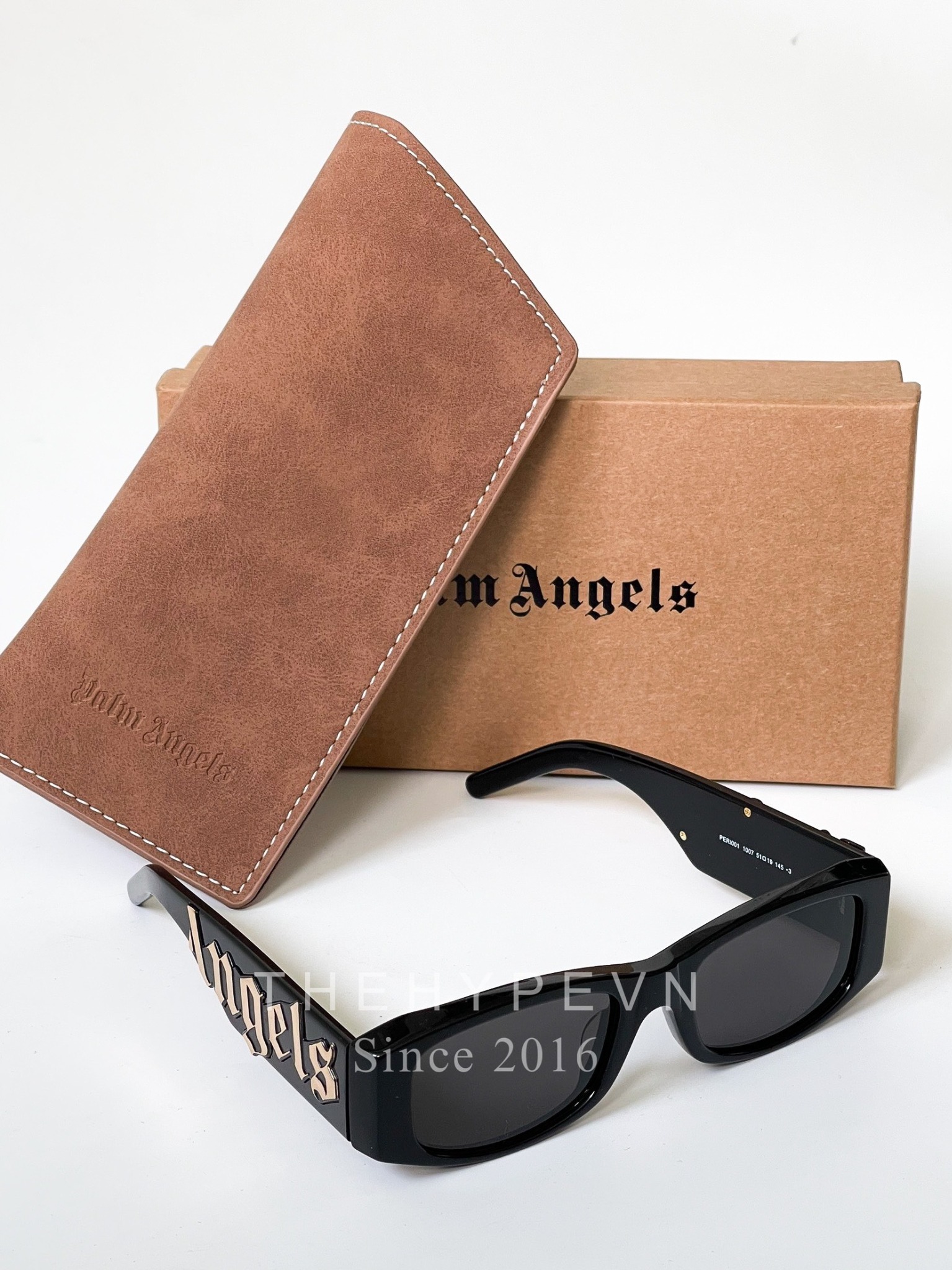 PALM ANGELS SUNGLASS - Kính râm PA Gold Logo [Mirror Quality]