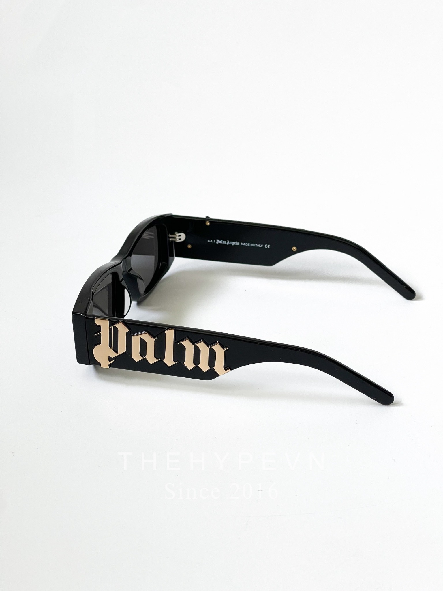 PALM ANGELS SUNGLASS - Kính râm PA Gold Logo [Mirror Quality]