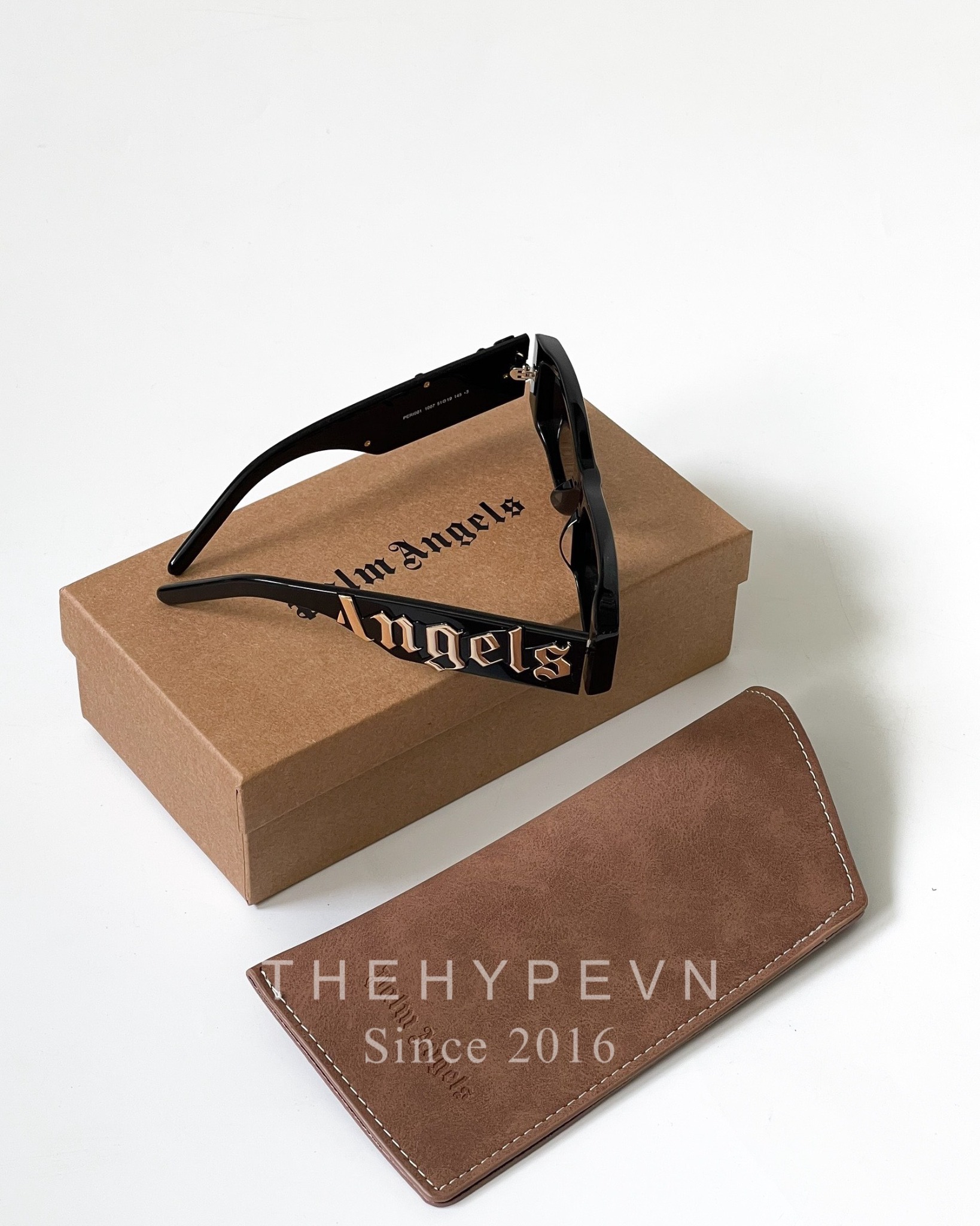 PALM ANGELS SUNGLASS - Kính râm PA Gold Logo [Mirror Quality]