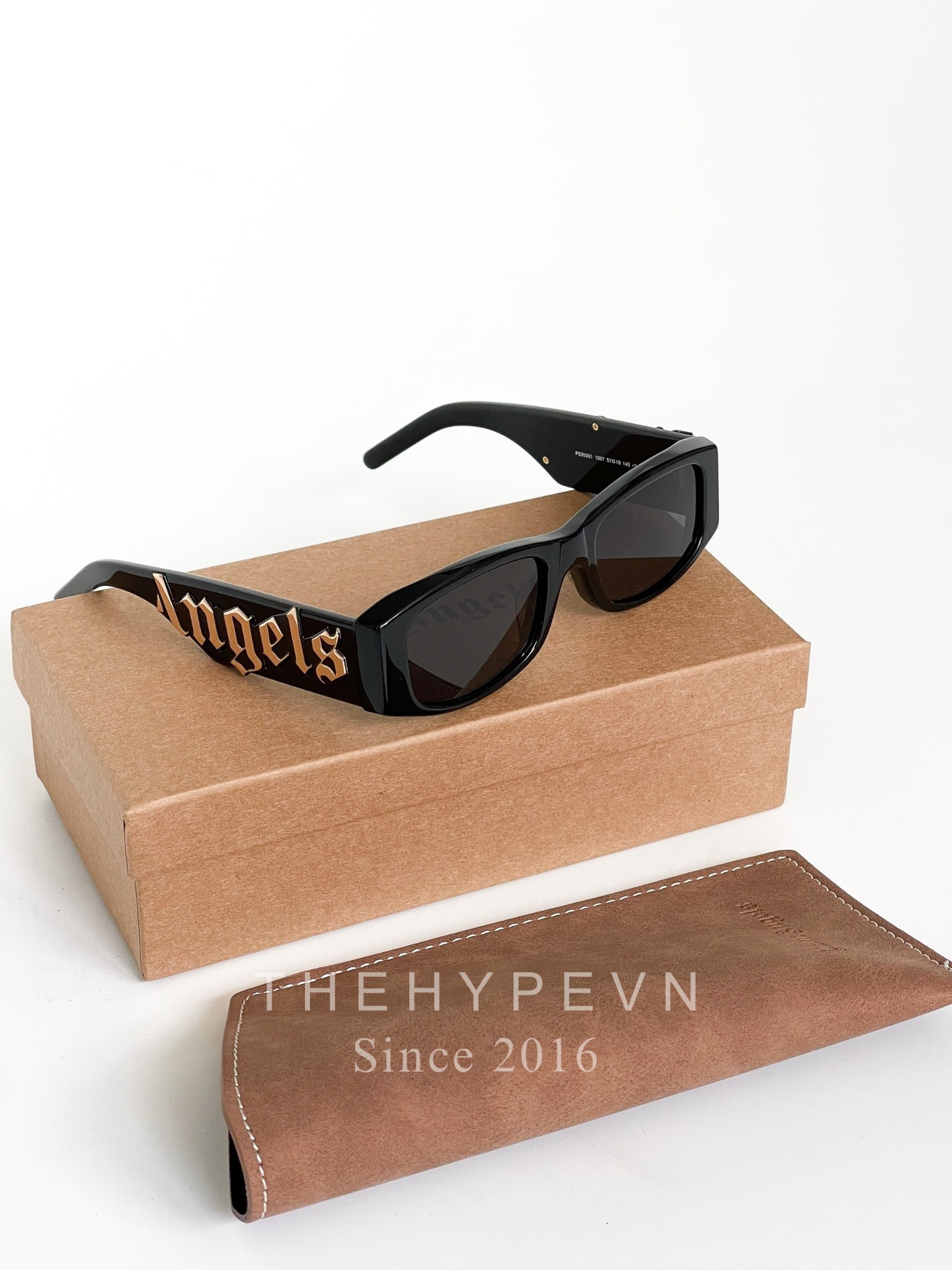 PALM ANGELS SUNGLASS - Kính râm PA Gold Logo [Mirror Quality]