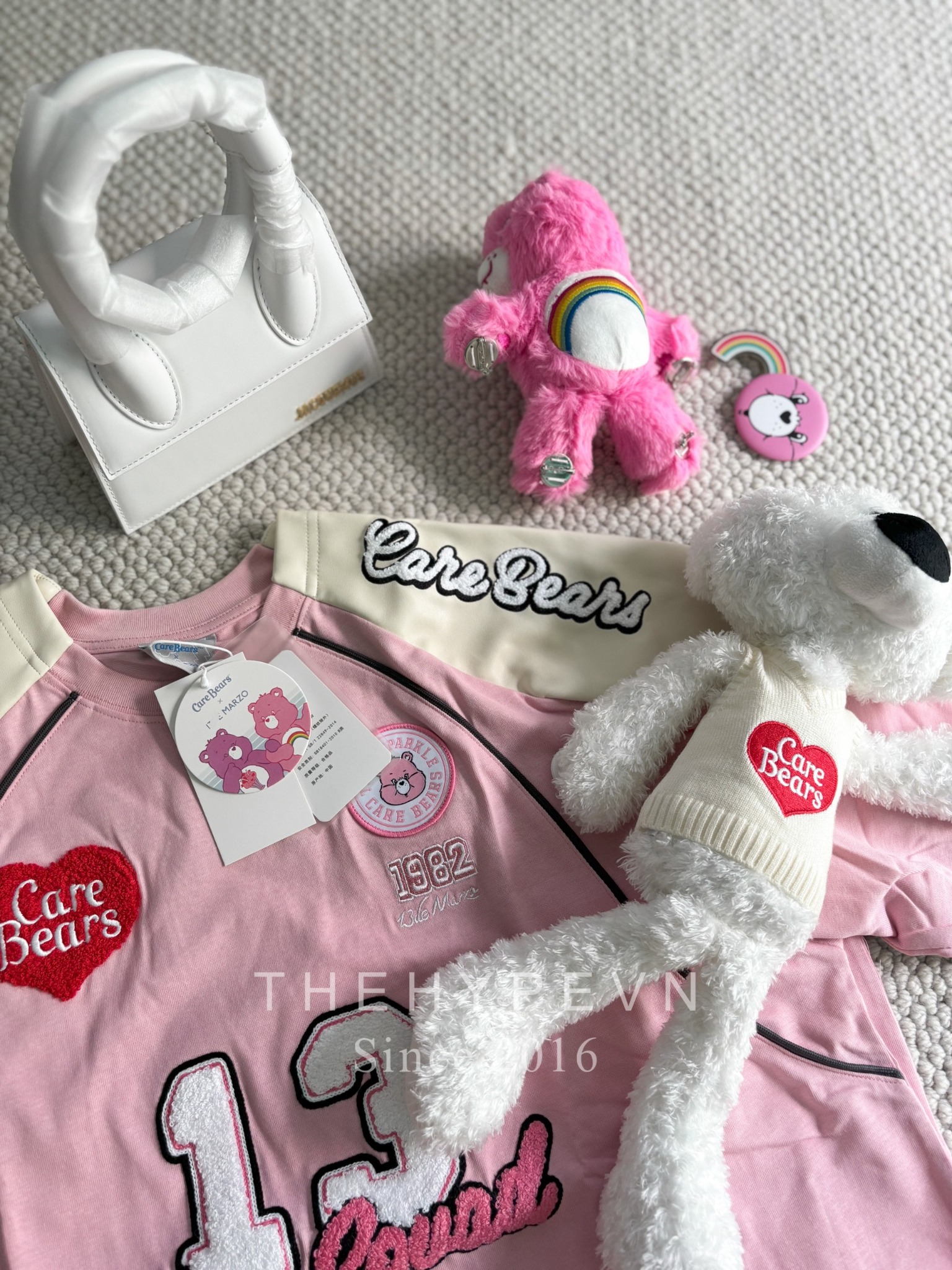 Áo Thun 13DE Marzo x Care Bears Hud Squad (Pink) Best Quality