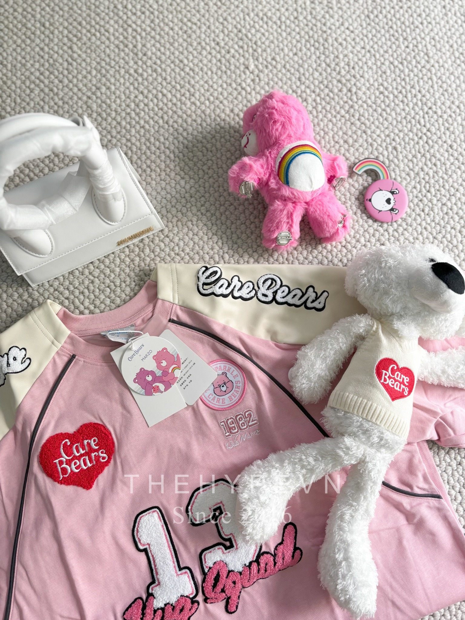 Áo Thun 13DE Marzo x Care Bears Hud Squad (Pink) Best Quality