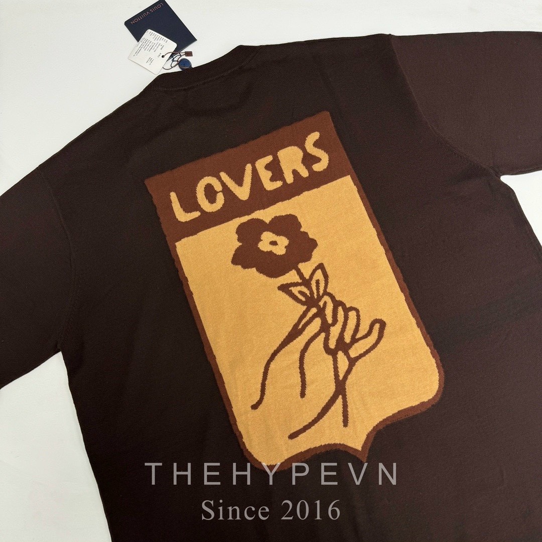Áo Thun Louis Vuitton LV Trunk Lovers (Sienna) [Mirror Quality]