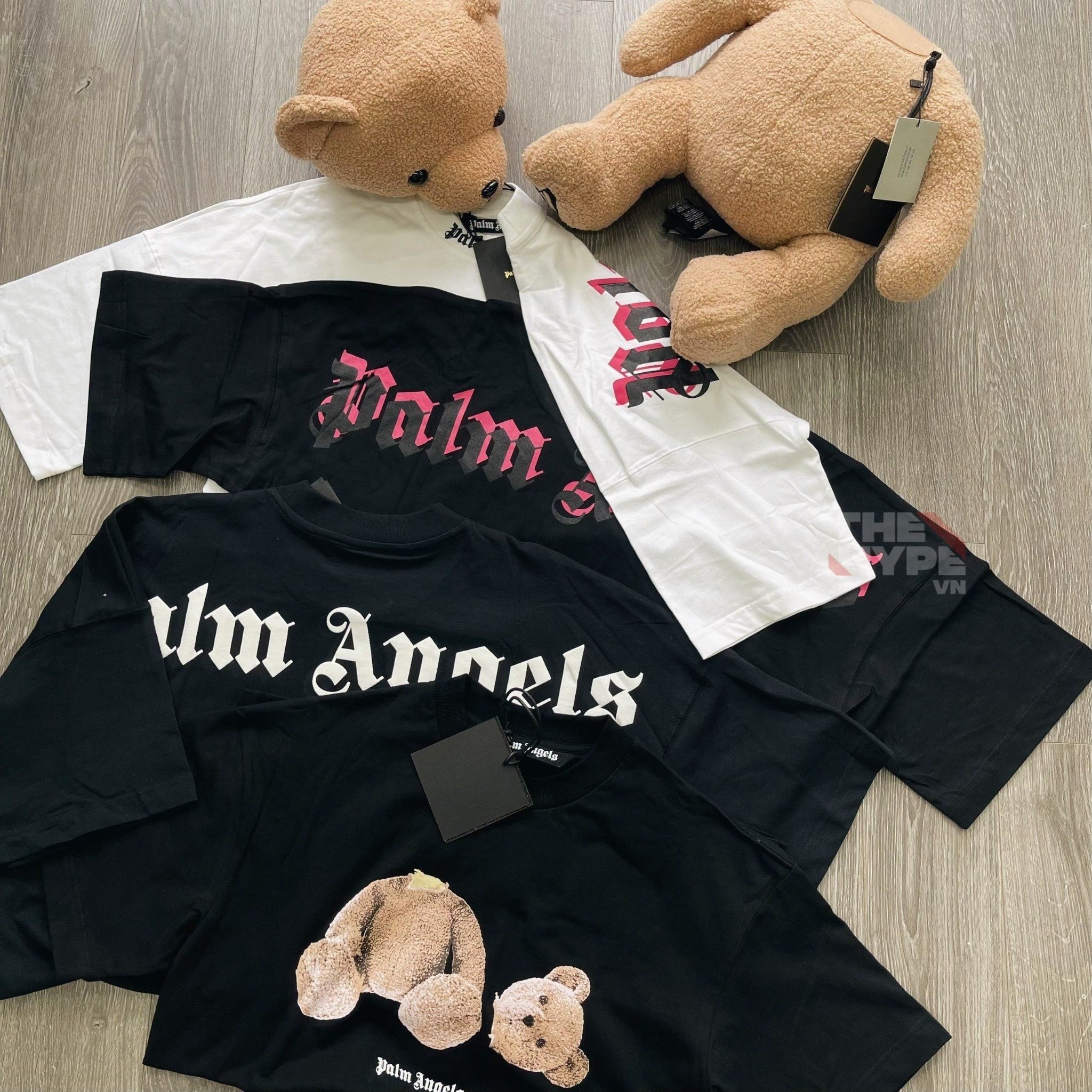 PALM ANGELS TEE - Áo thun PA Logo (WhIte) [Mirror Quality]