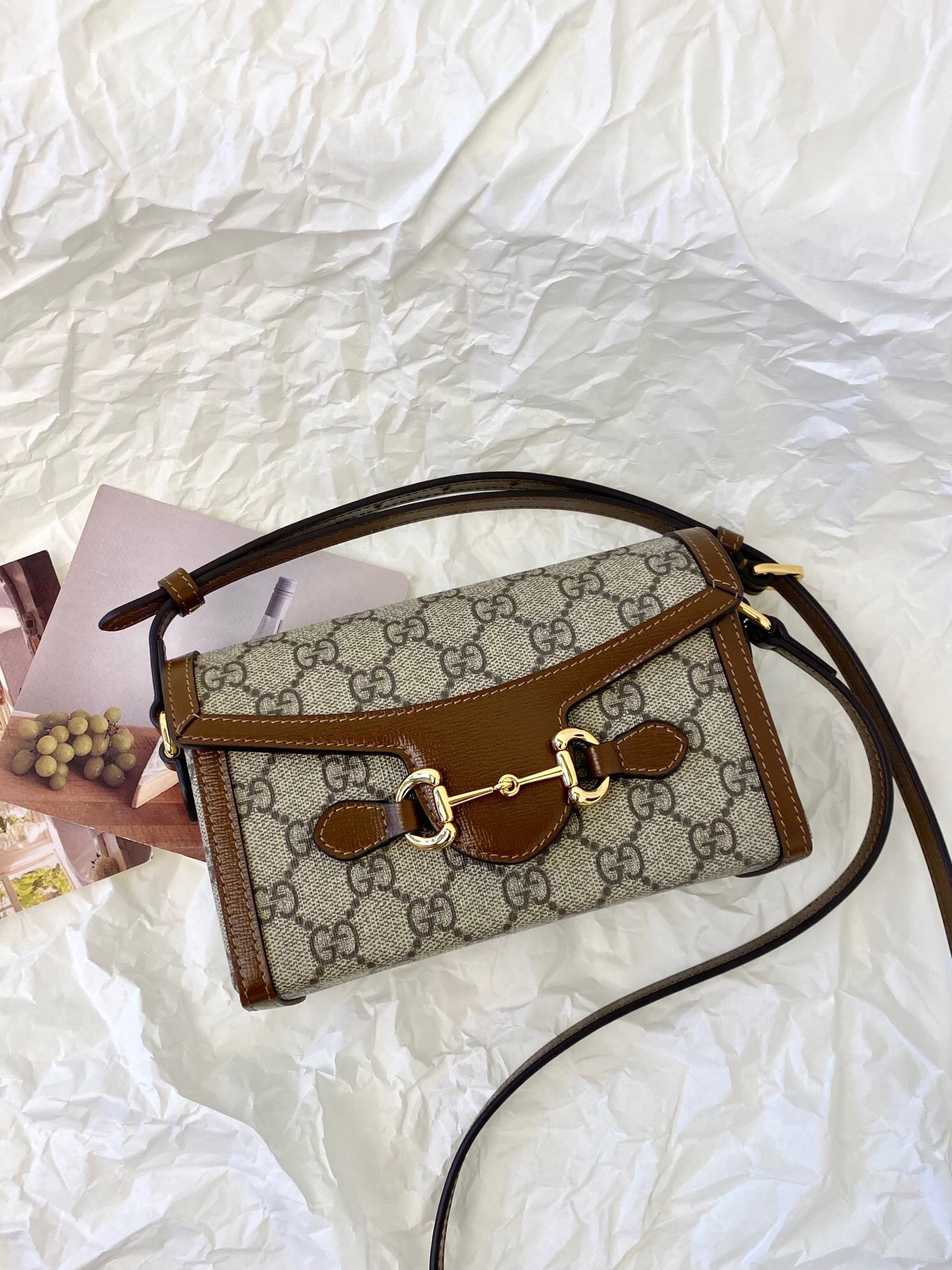 GUCCI BAG - Túi GC Horsebit 1955 Love Parade Mini Bag [Mirror Quality]