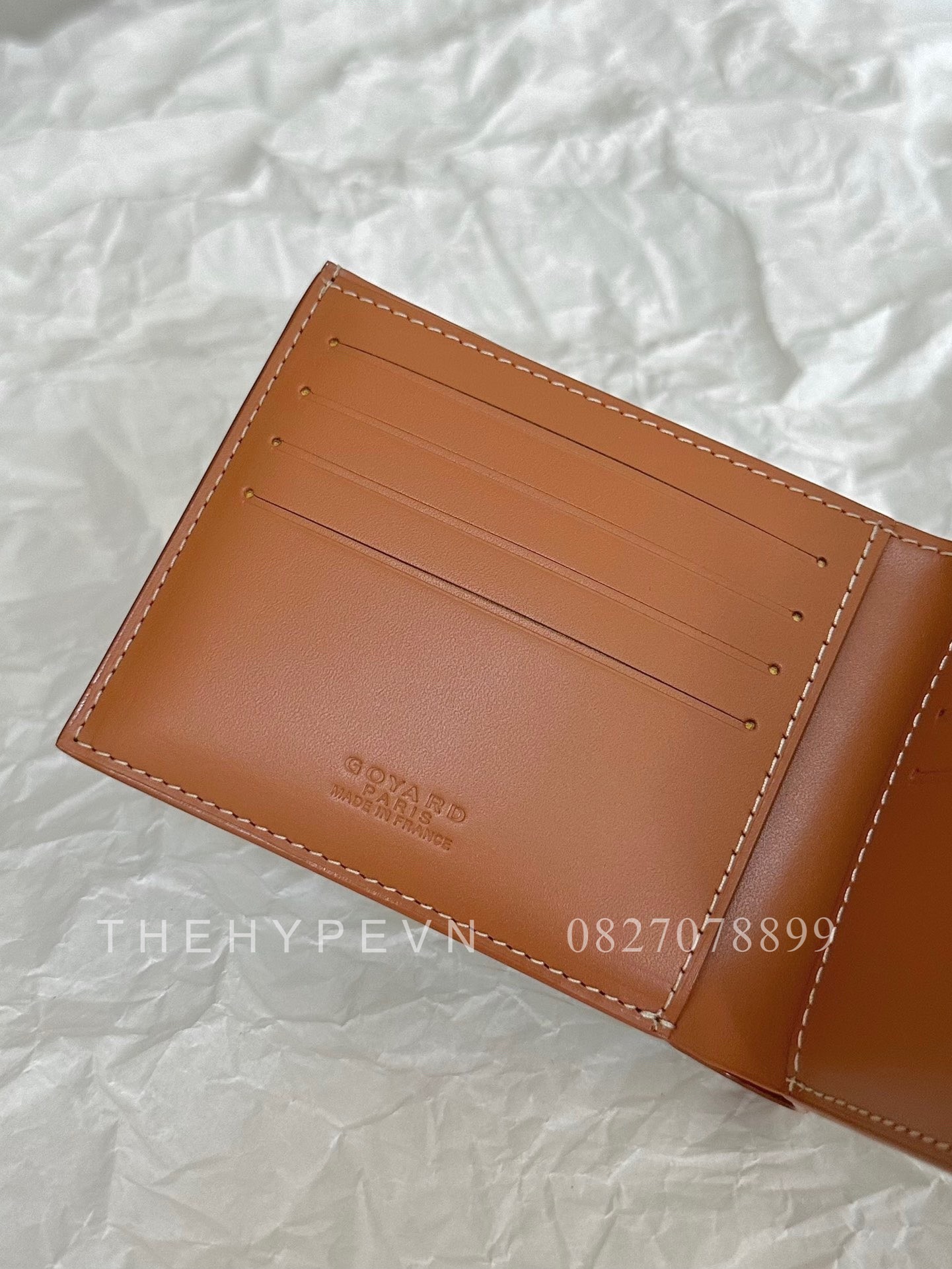 GOYARD WALLET - Ví ngắn Victoire Wallet (Đen nâu) [MIRROR QUALITY]