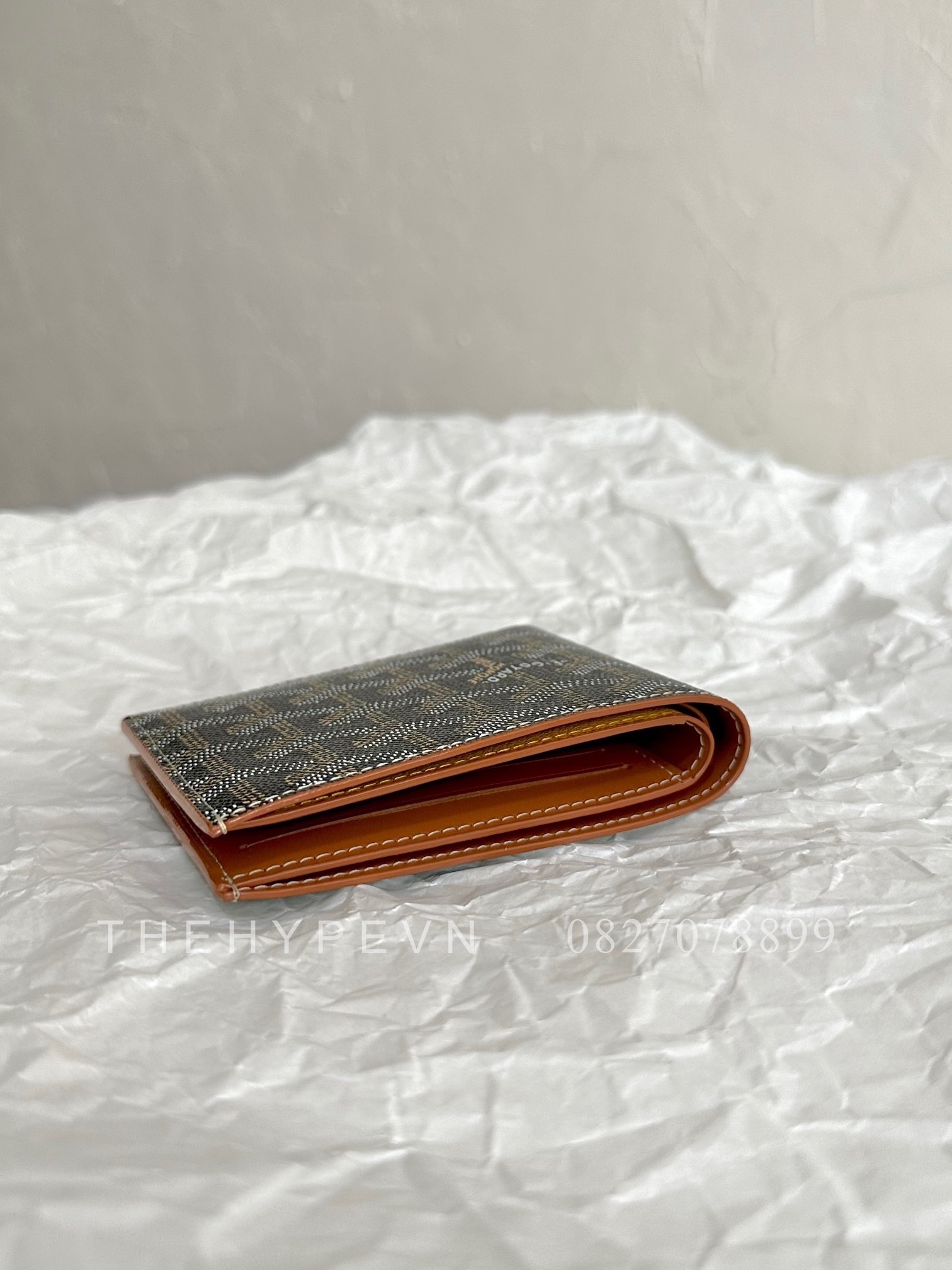 GOYARD WALLET - Ví ngắn Victoire Wallet (Đen nâu) [MIRROR QUALITY]