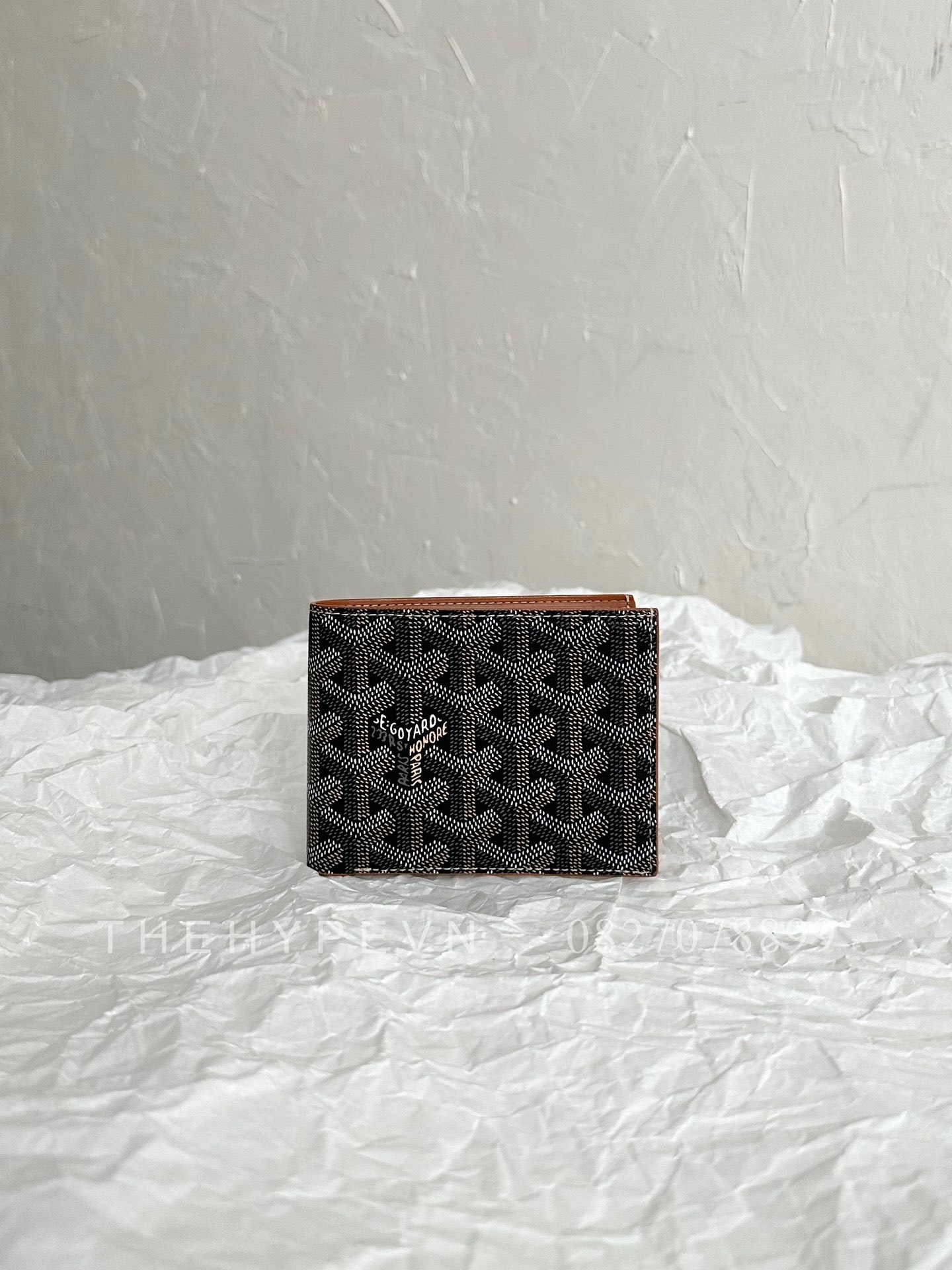 GOYARD WALLET - Ví ngắn Victoire Wallet (Đen nâu) [MIRROR QUALITY]