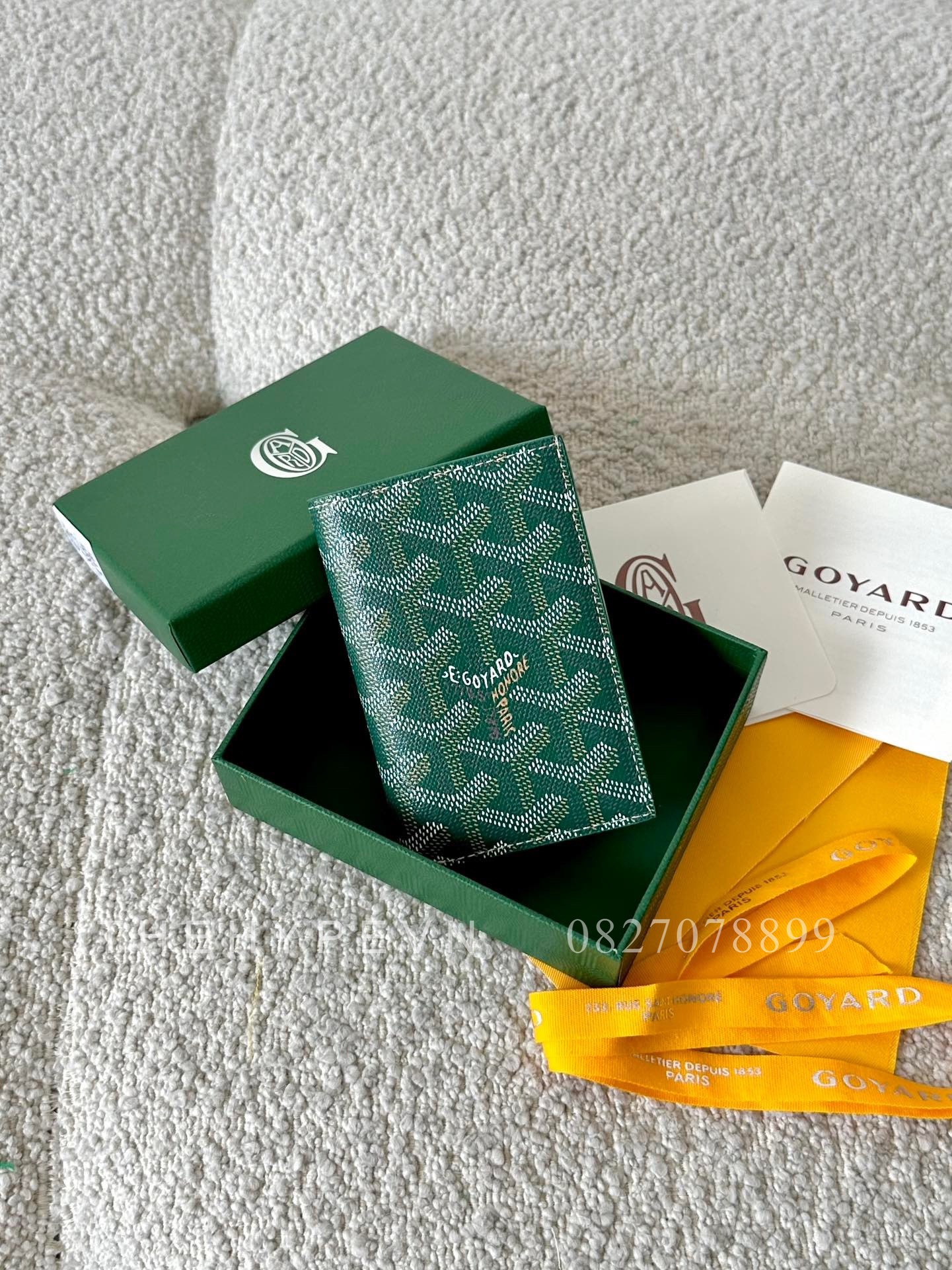 Card Wallet Goyard Saint-Pierre Holder (Green) [MIRROR QUALITY]