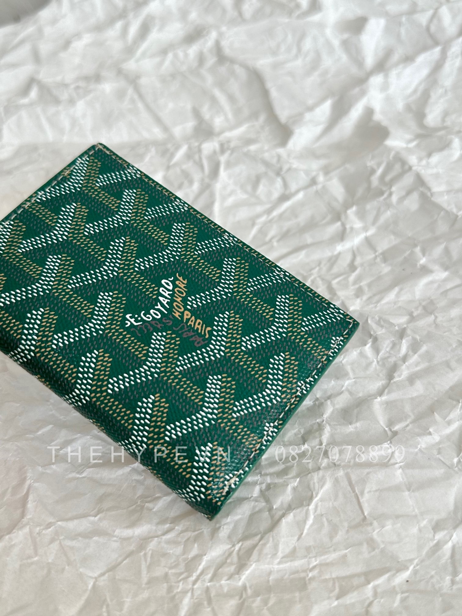 Card Wallet Goyard Saint-Pierre Holder (Green) [MIRROR QUALITY]