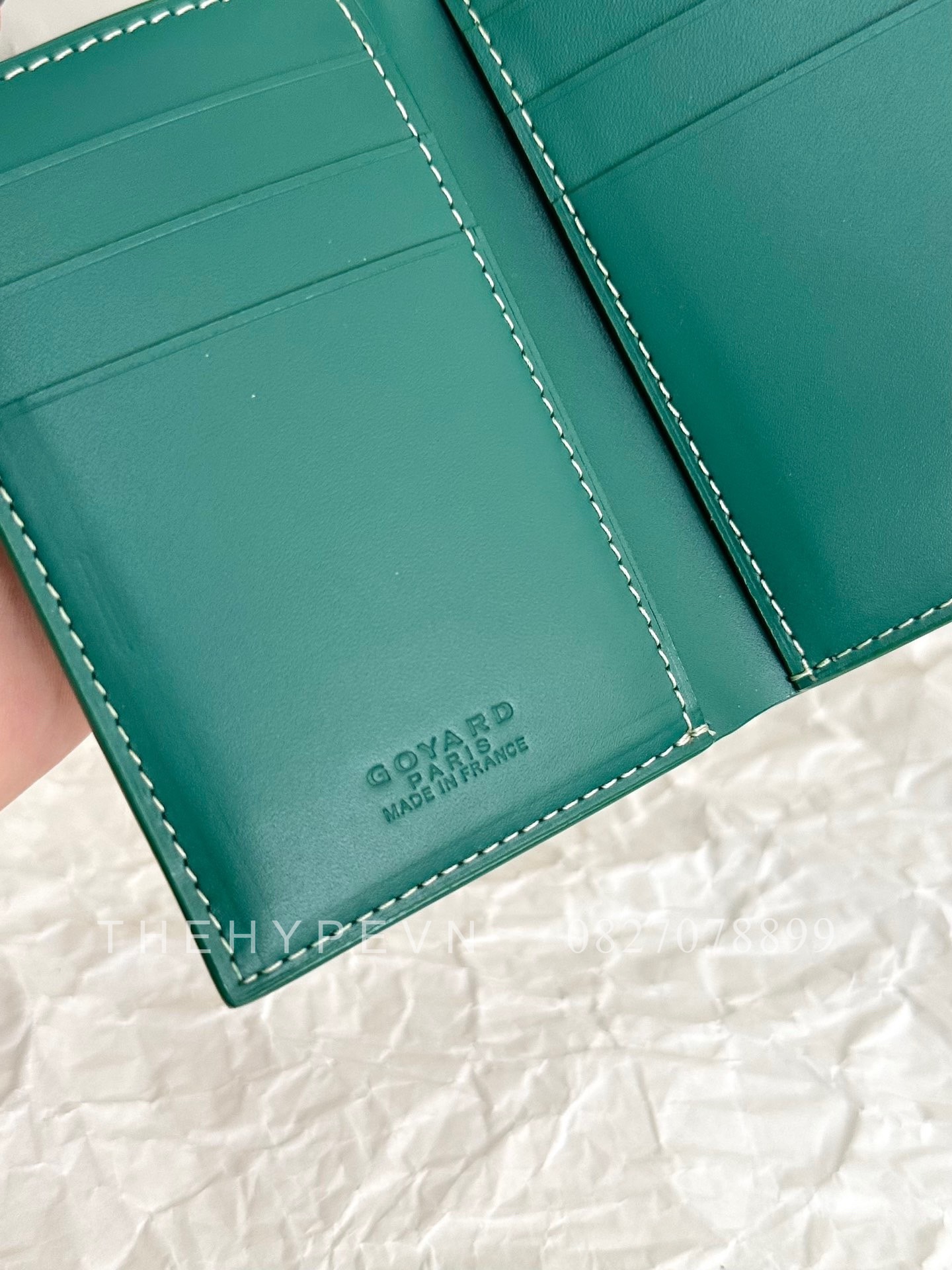 Card Wallet Goyard Saint-Pierre Holder (Green) [MIRROR QUALITY]