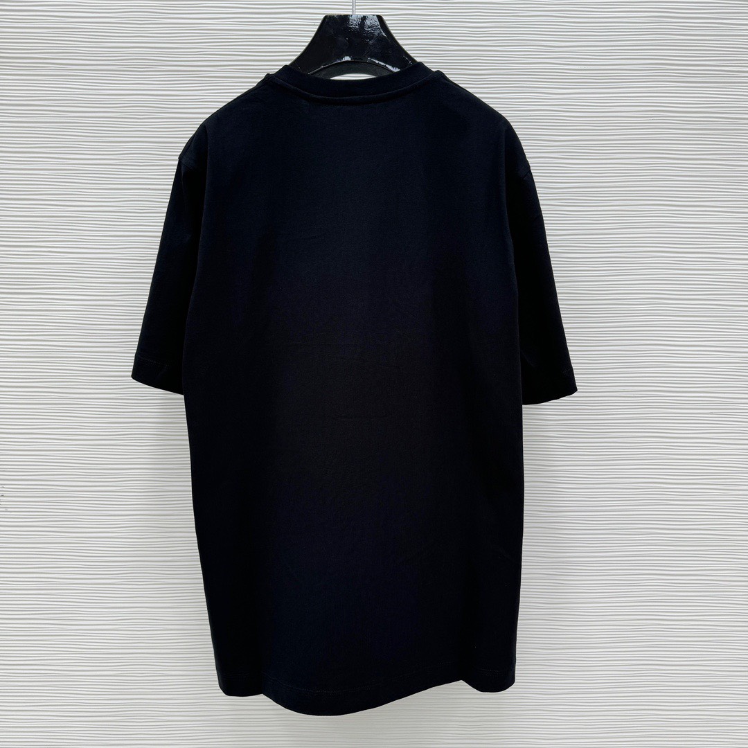 Áo thun Burberry BBR Equestrian Knight (Black) [Mirror Quality]