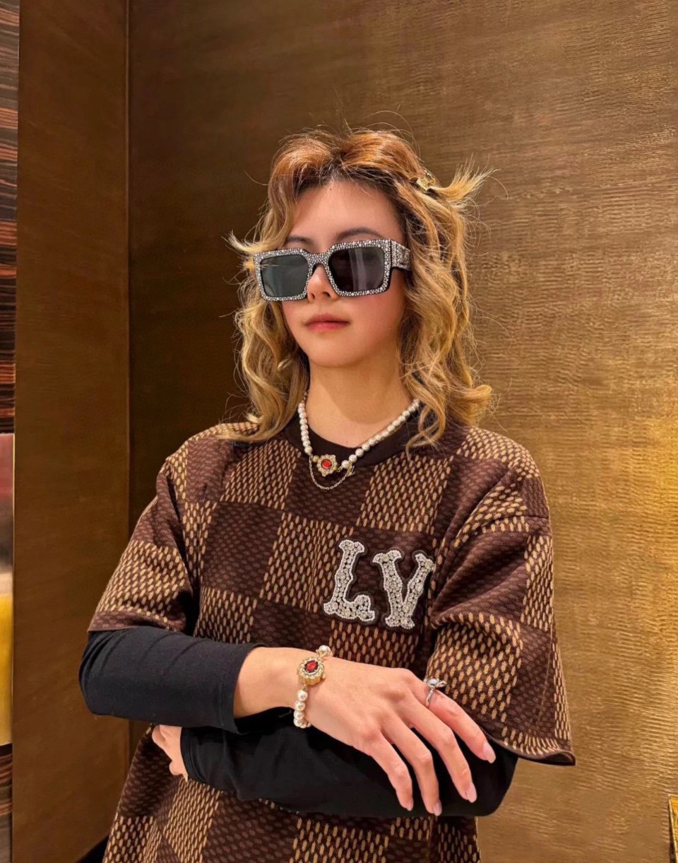 Áo Thun Louis Vuitton LV Damier (Sienna) [Mirror Quality]