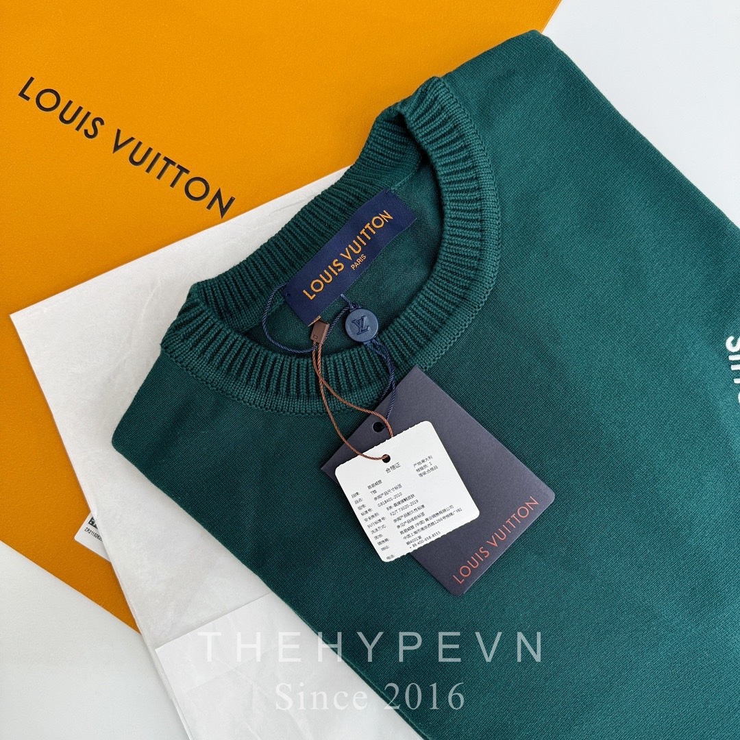 Áo Thun Louis Vuitton LV Wardrobe Stable (Pine Green) [Mirror Quality]